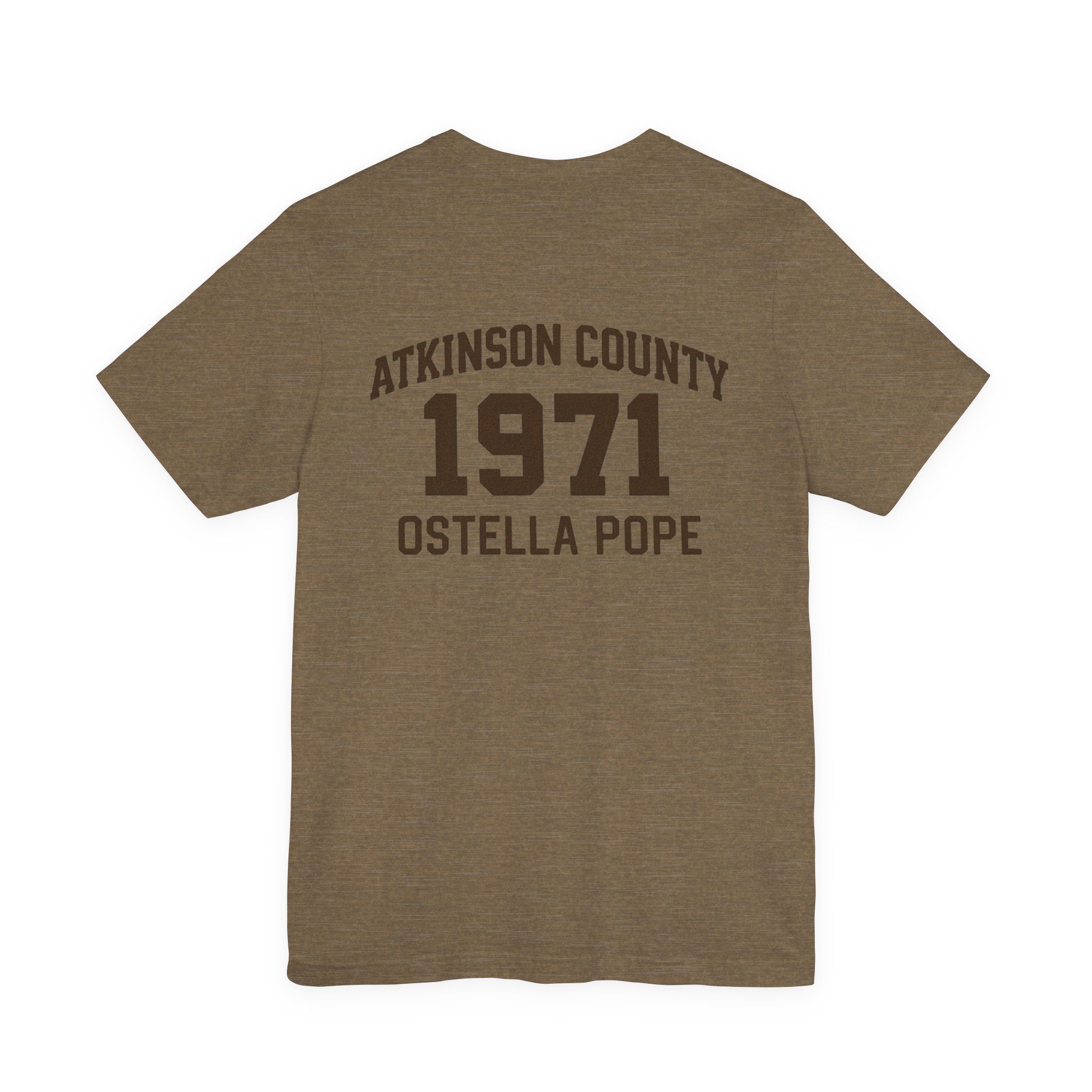 1971 Atkinson County Retro Crewneck Tee — “A Past to Cherish, A Future to Fulfill”
