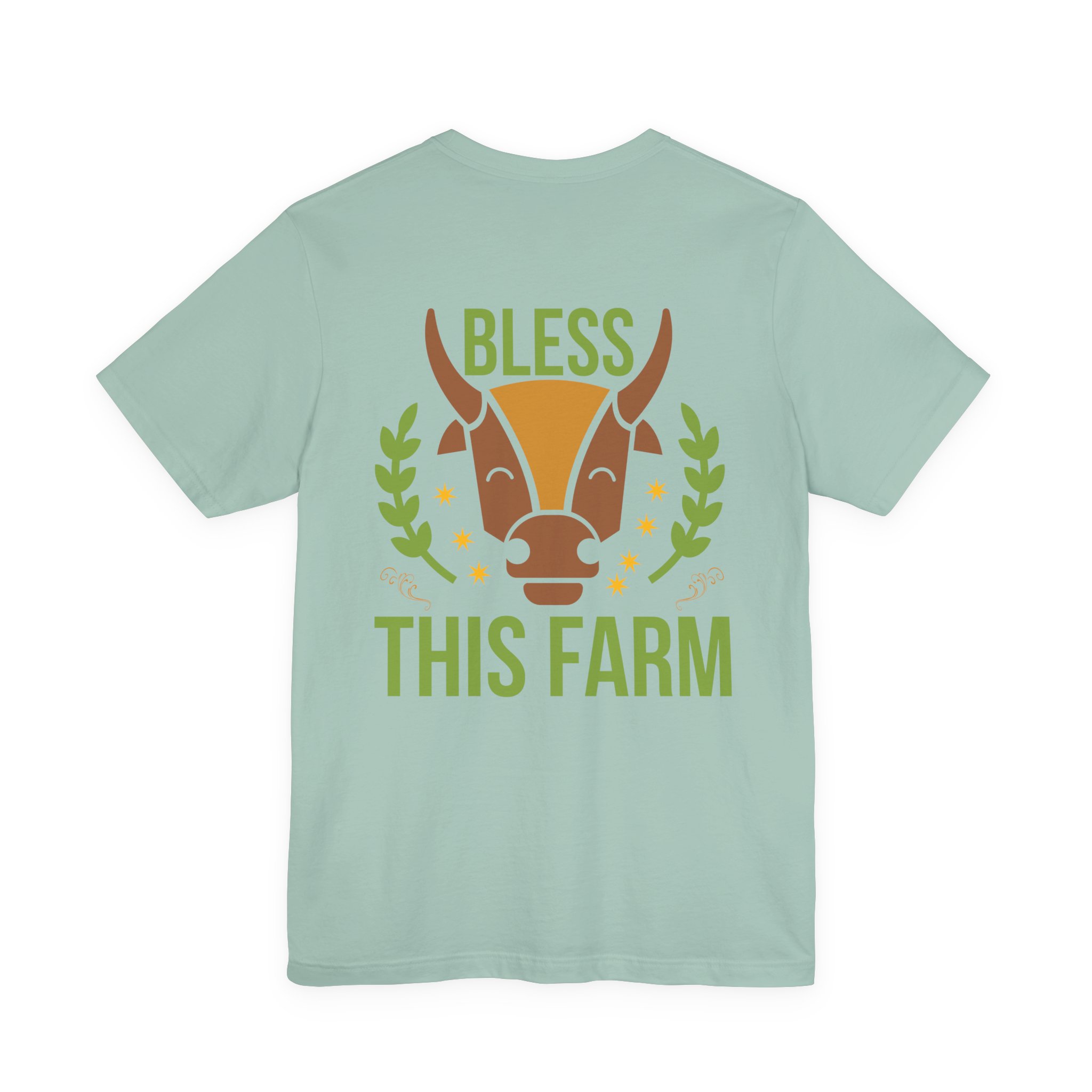 Bless This Farm T-Shirt – Rustic Cow Farm Tee for Farmers & Country Living