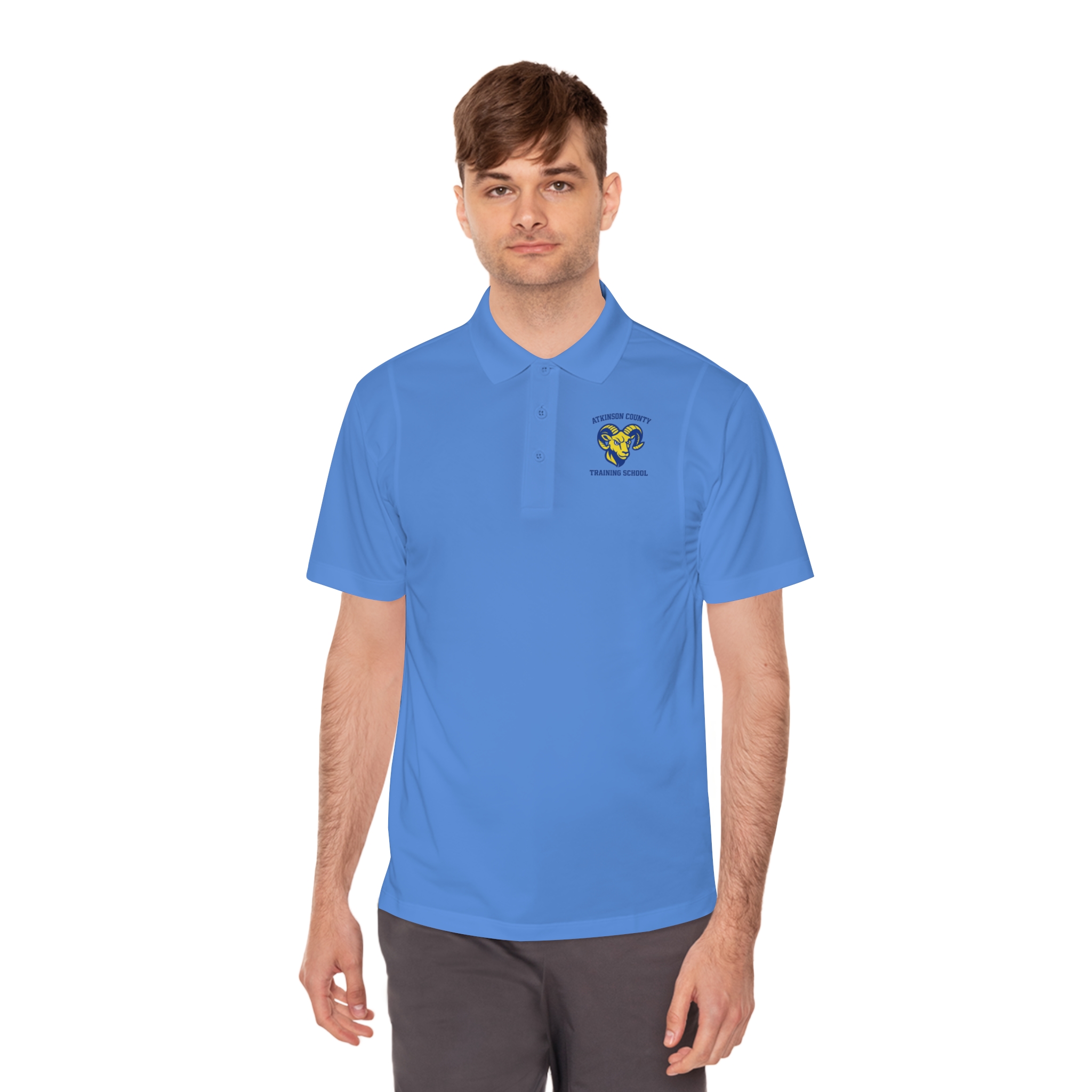 Ramblers Track & Field Men's Sport Polo Shirt — Embroidered Logo - Image 18