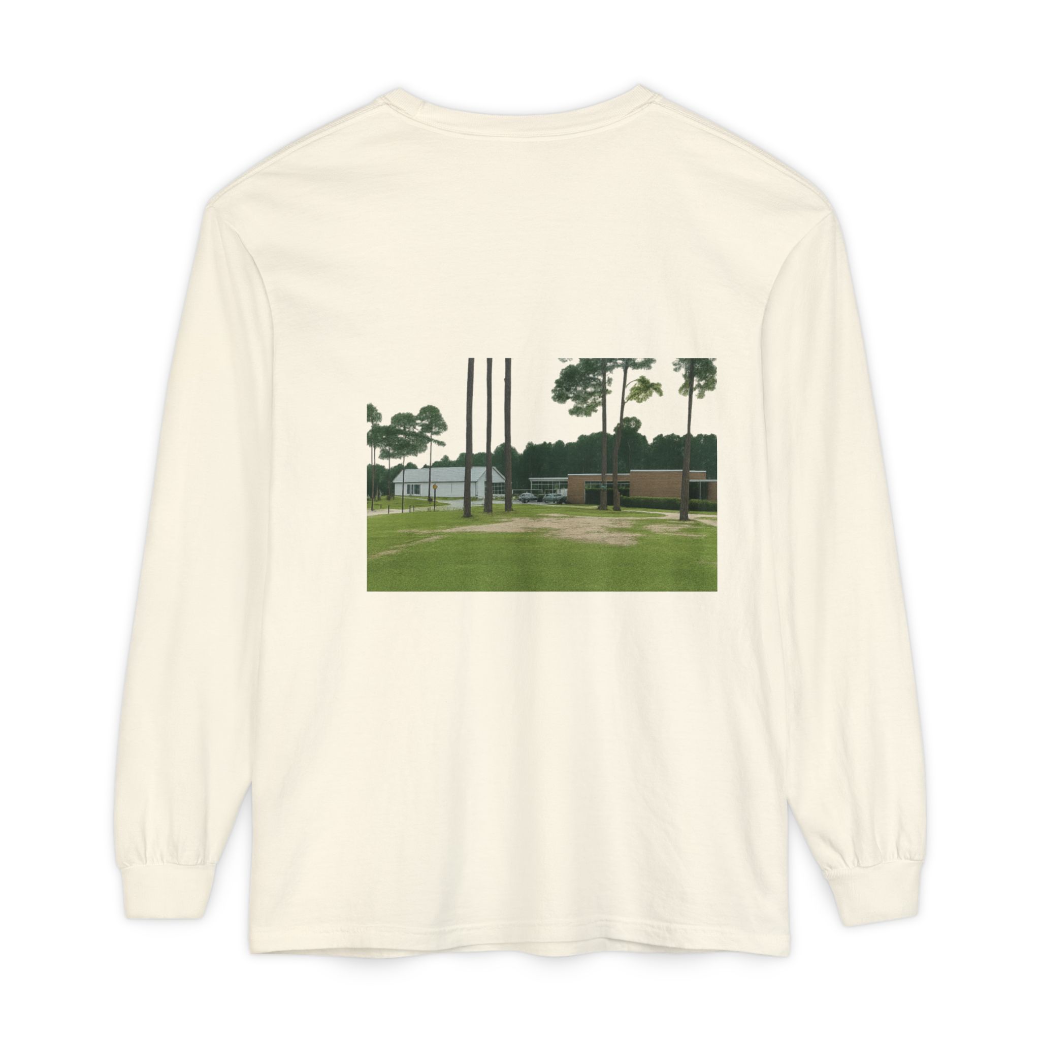 Unisex Garment-dyed Long Sleeve T-Shirt - Image 10