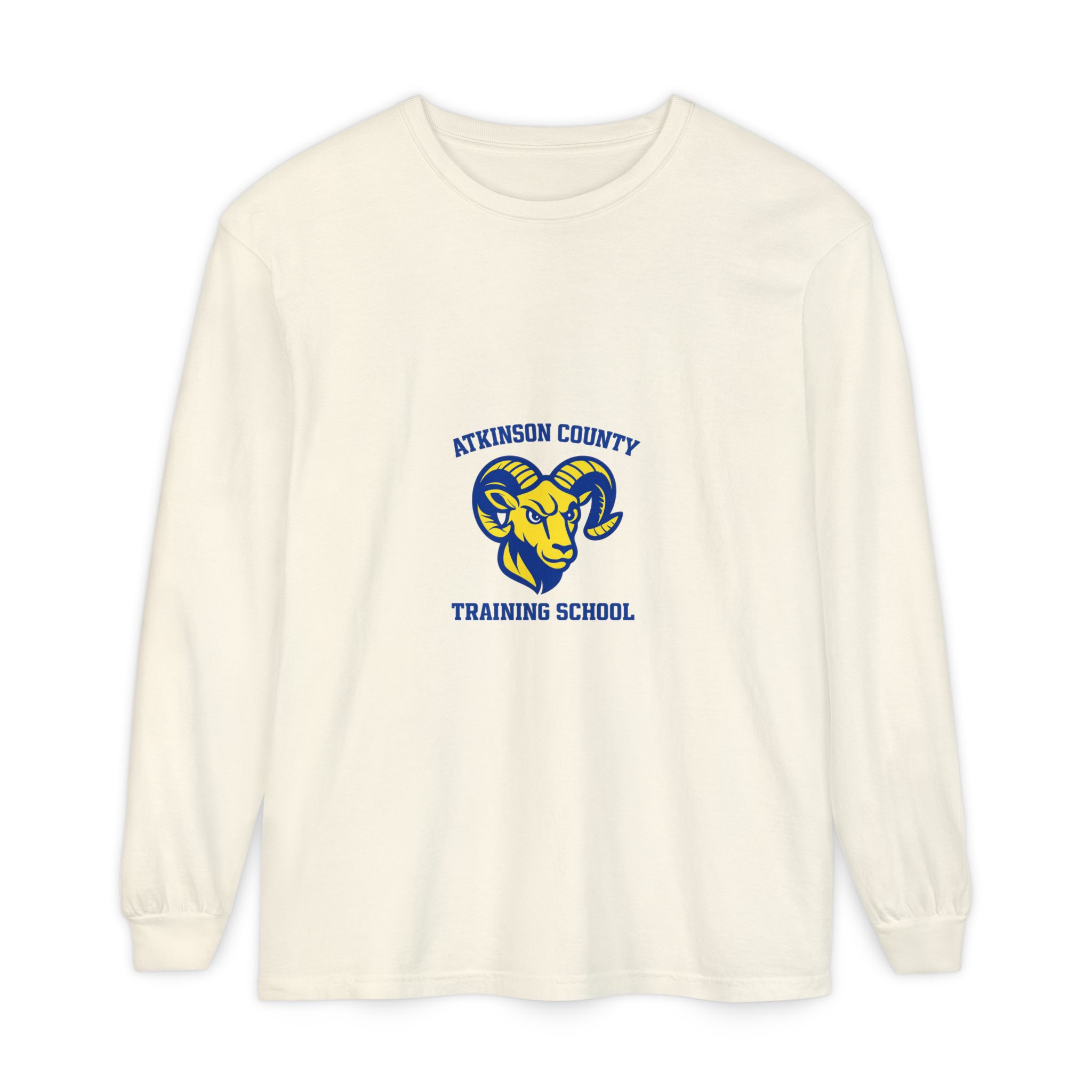 Unisex Garment-dyed Long Sleeve T-Shirt - Image 9