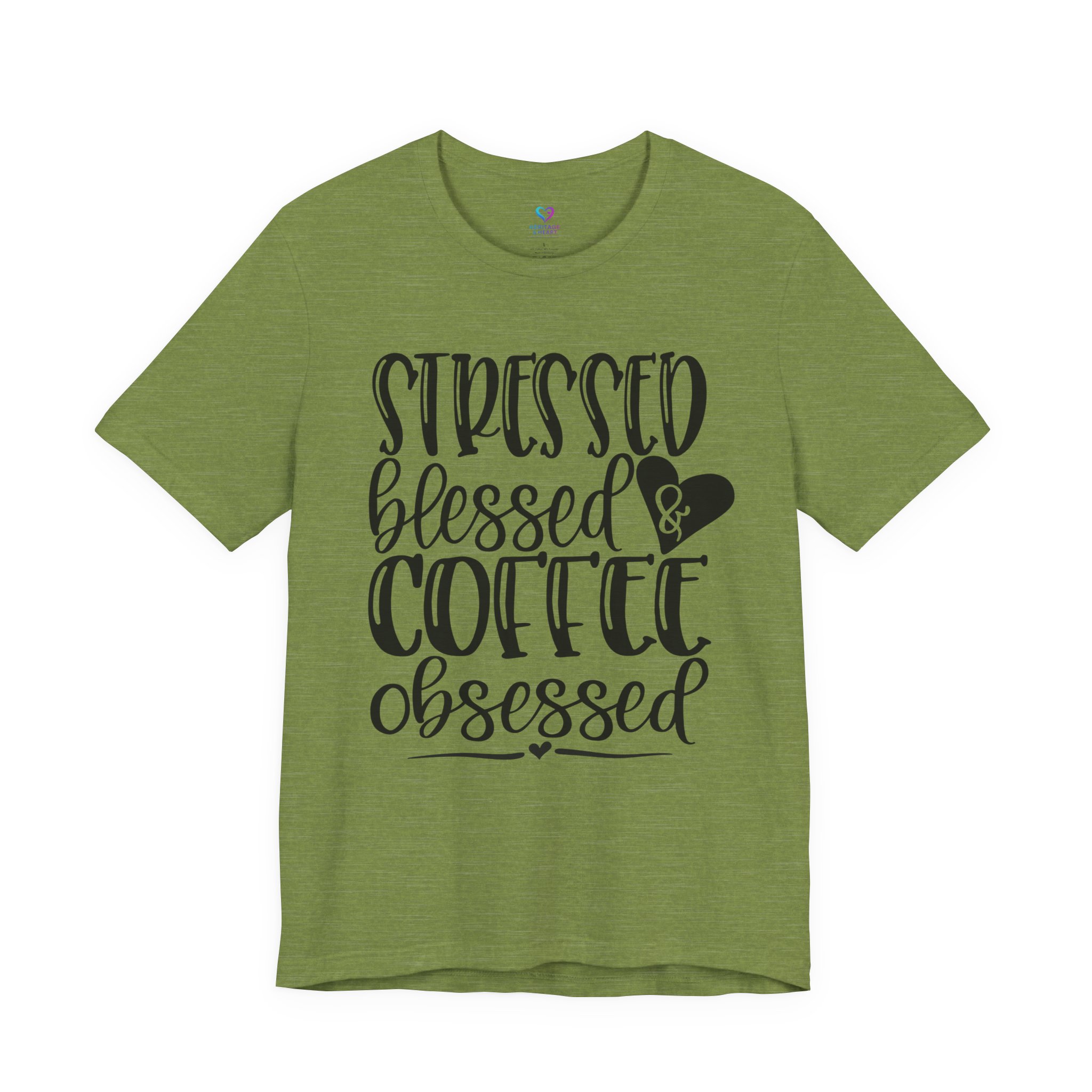 Coffee Obsessed T‑Shirt - "Stressed Blessed & Coffee Obsessed" Graphic Tee - Image 34