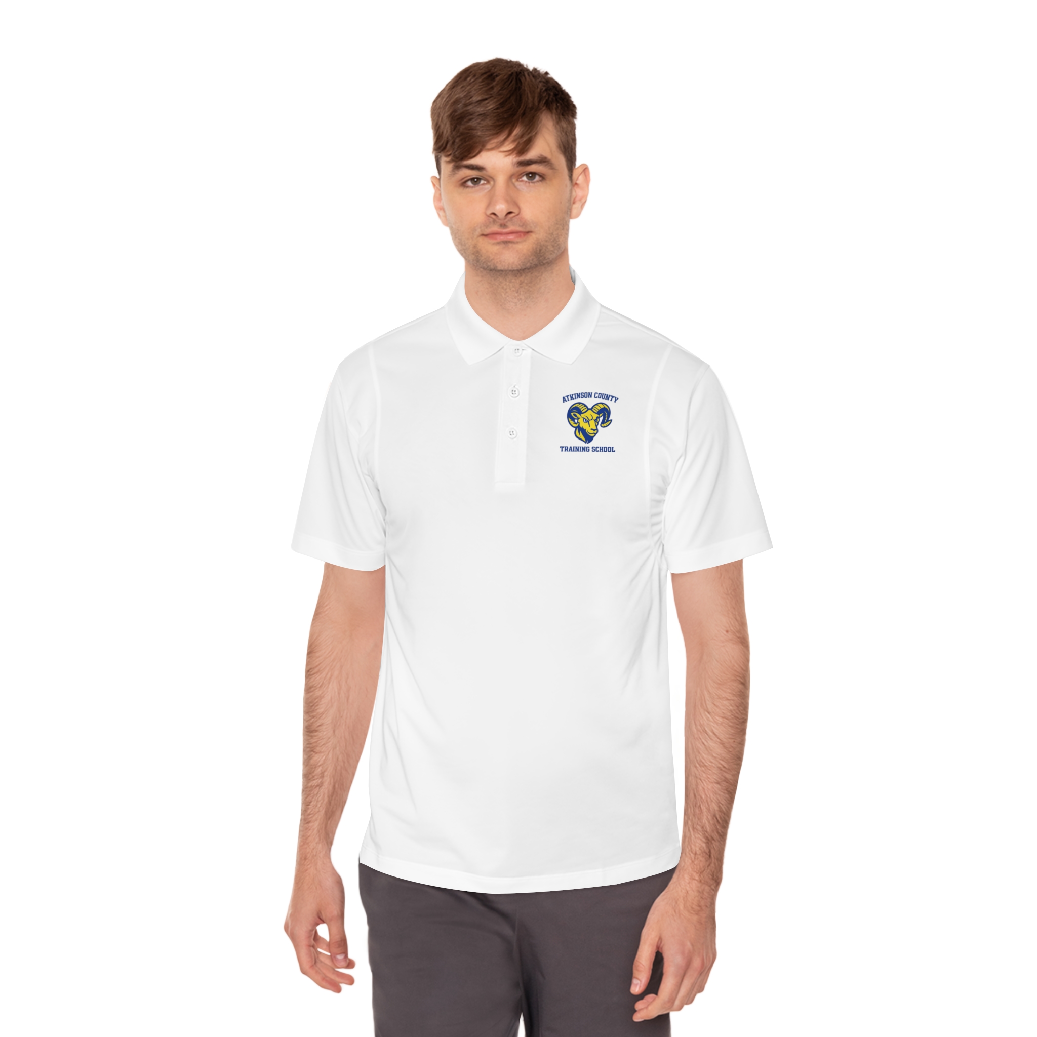 Ramblers Track & Field Men's Sport Polo Shirt — Embroidered Logo - Image 3
