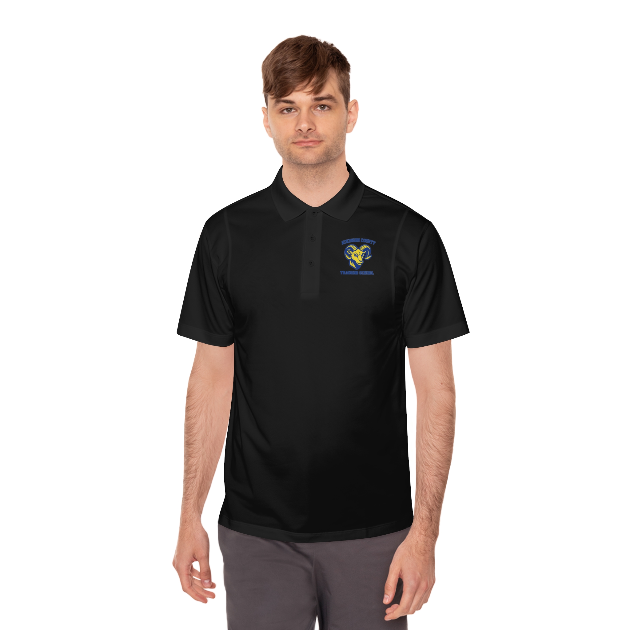 Ramblers Track & Field Men's Sport Polo Shirt — Embroidered Logo - Image 6