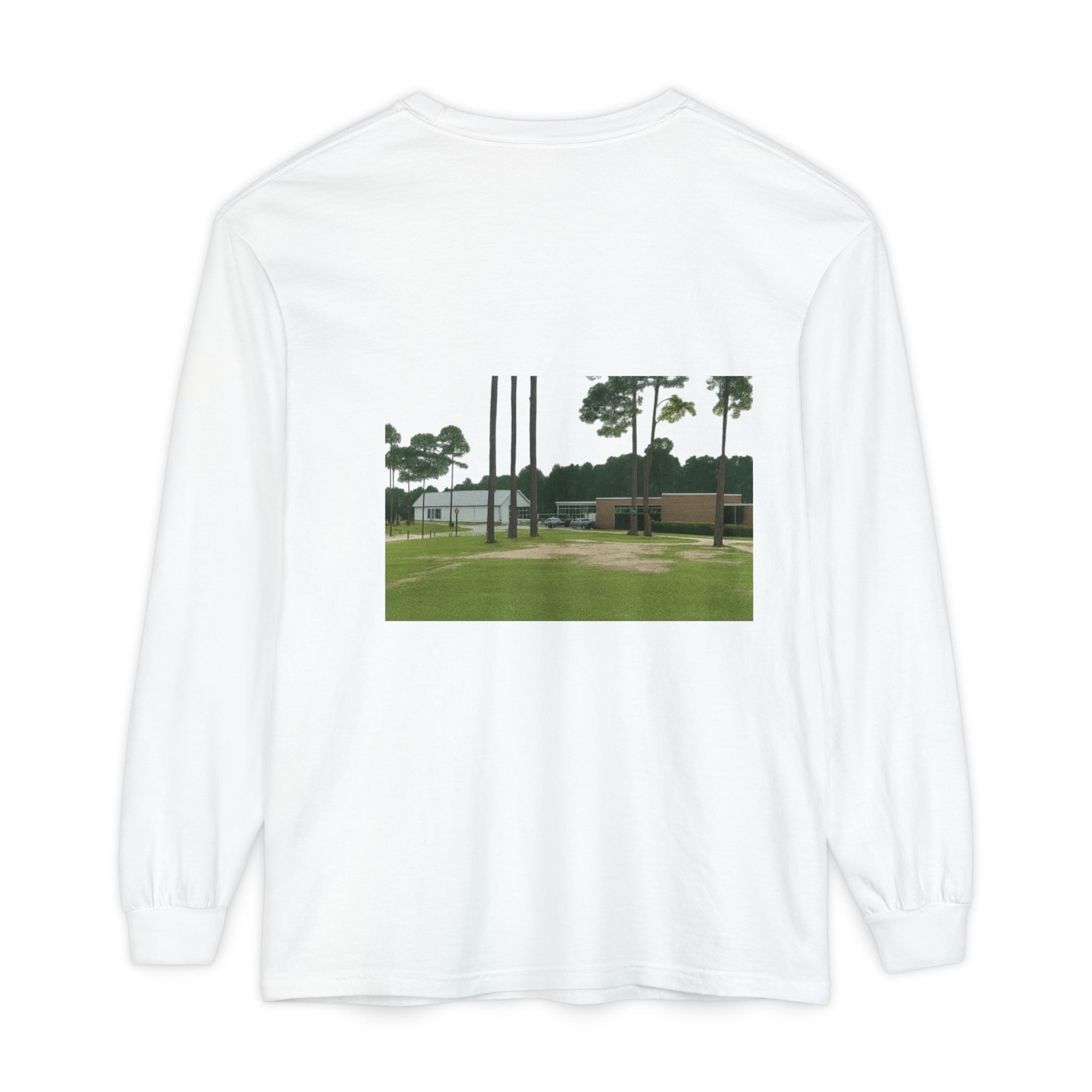 Unisex Garment-dyed Long Sleeve T-Shirt - Image 6