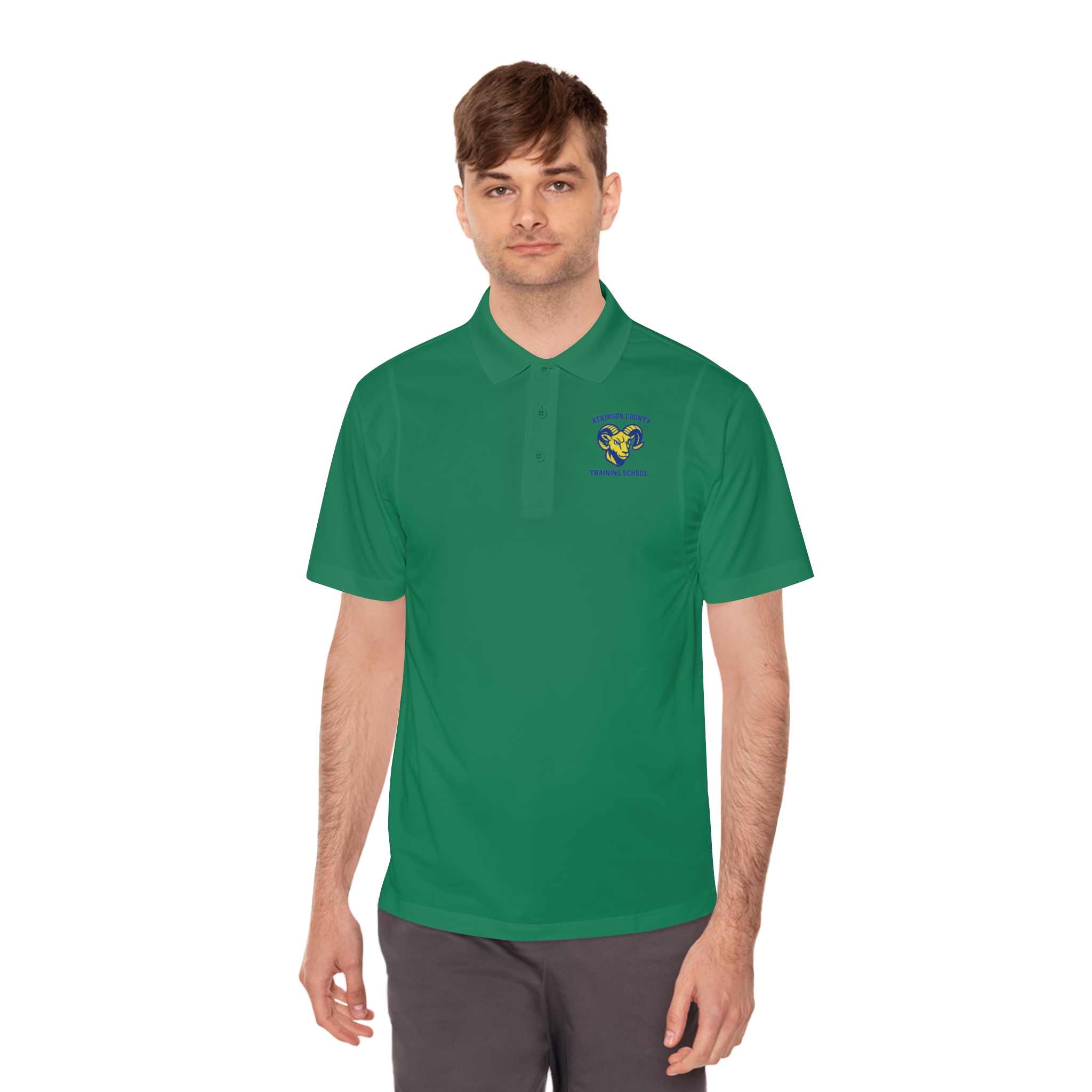 Ramblers Track & Field Men's Sport Polo Shirt — Embroidered Logo - Image 15