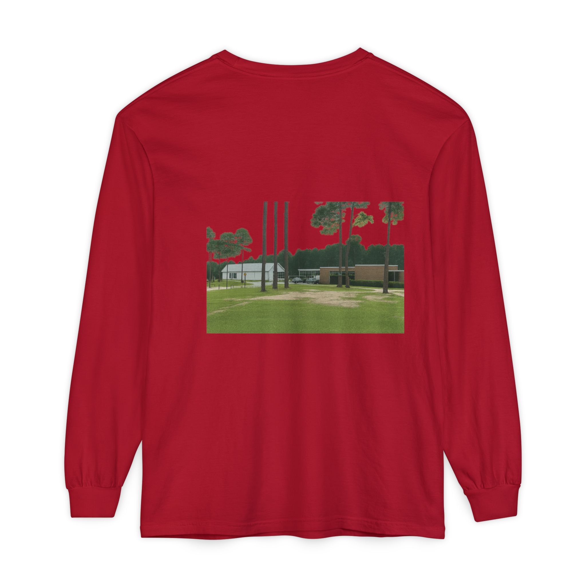 Unisex Garment-dyed Long Sleeve T-Shirt - Image 34