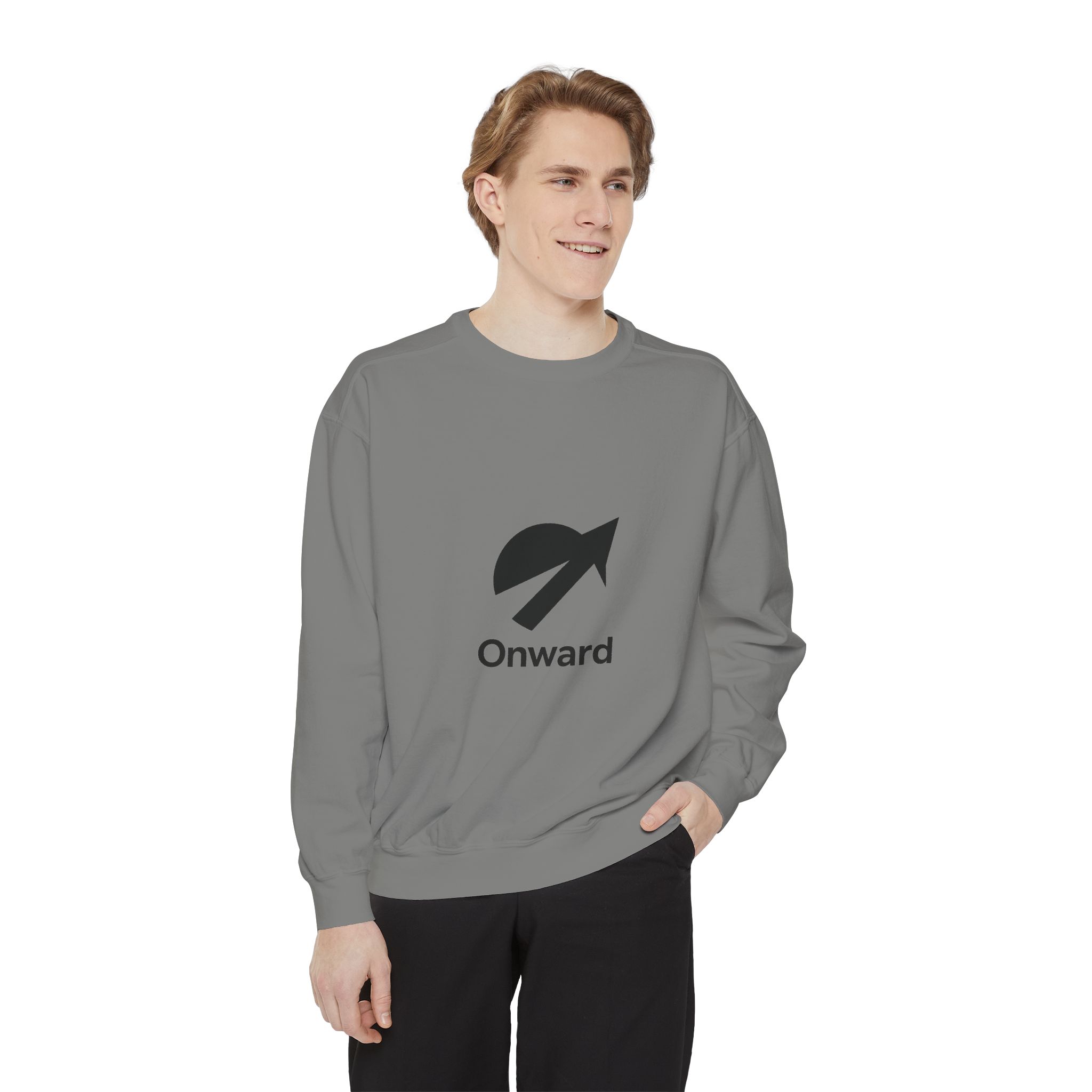 Minimalist Arrow Heart Sweatshirt — Modern Graphic Pullover - Image 7