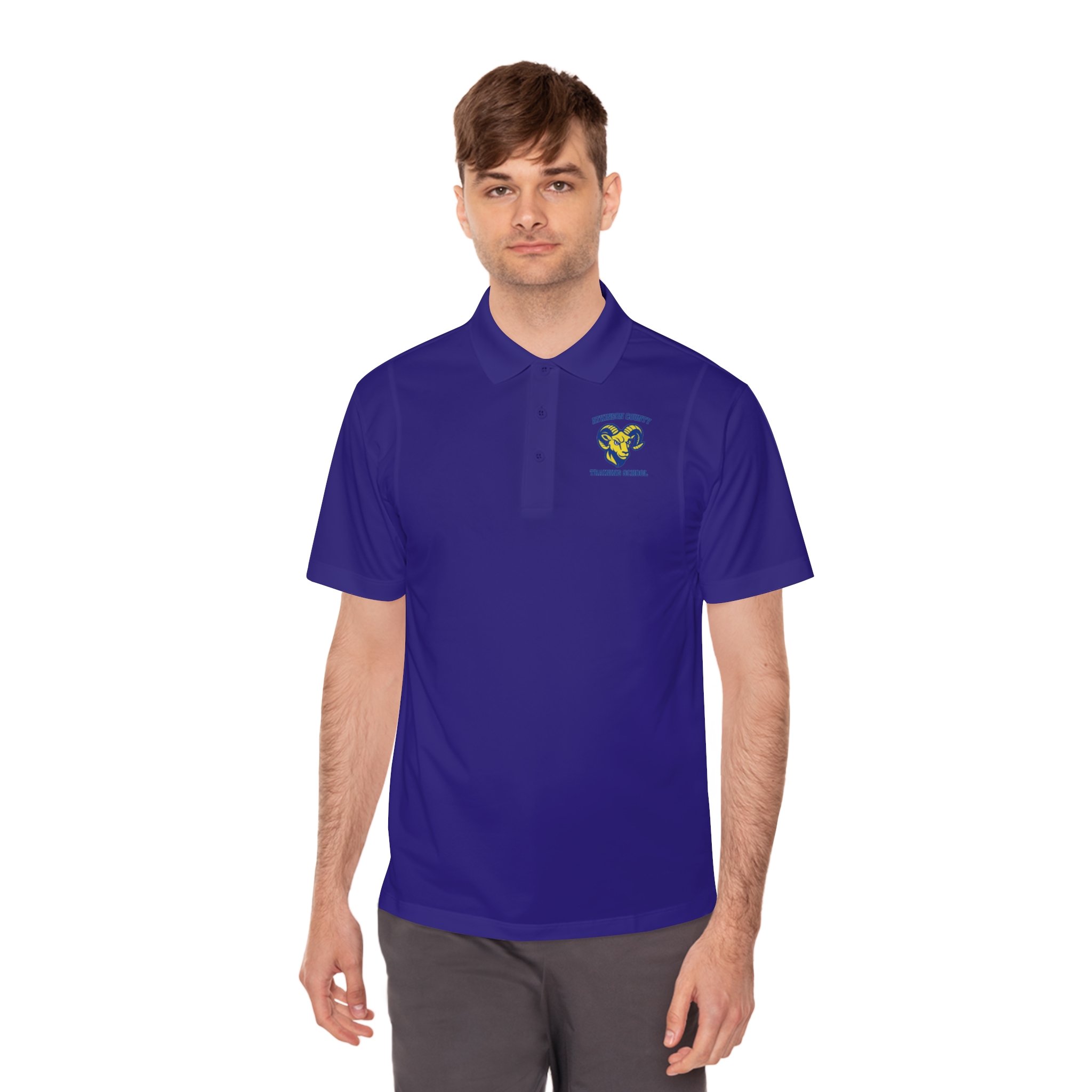 Ramblers Track & Field Men's Sport Polo Shirt — Embroidered Logo - Image 24