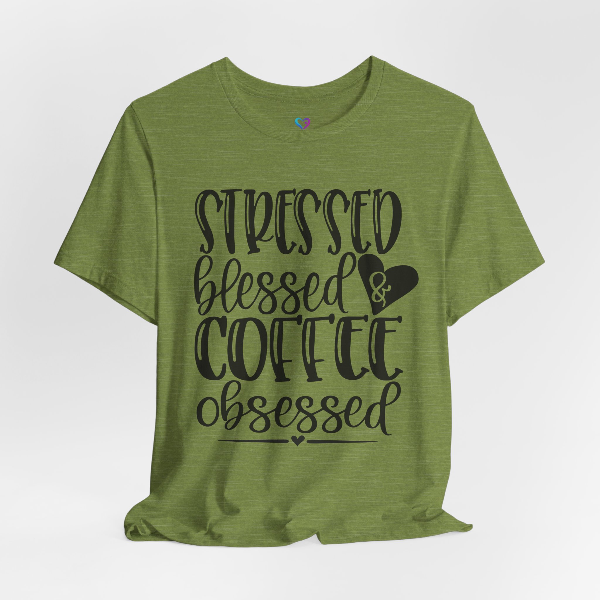 Coffee Obsessed T‑Shirt - "Stressed Blessed & Coffee Obsessed" Graphic Tee - Image 37