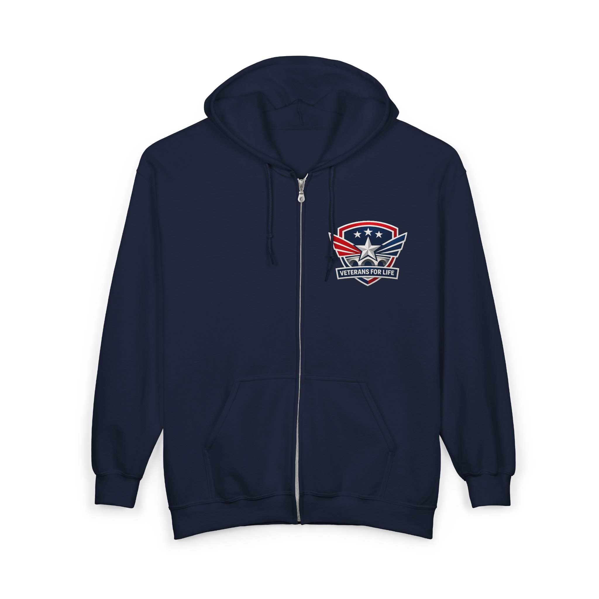 Patriotic Shield Zip Hoodie — American Eagle Emblem Full-Zip Sweatshirt - Image 11