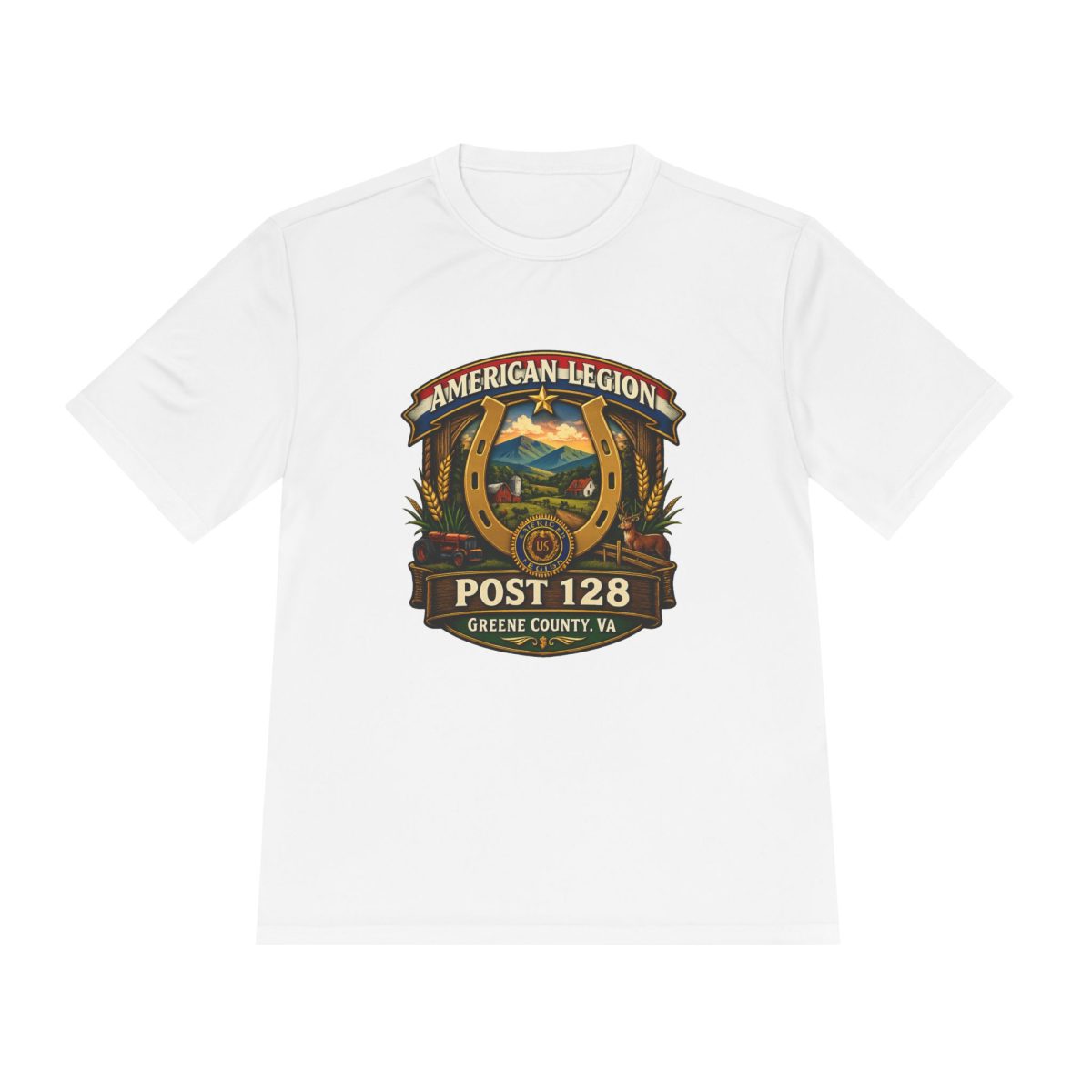 American Legion Post 128 Greene County VA T-Shirt — Veterans Pride Tee