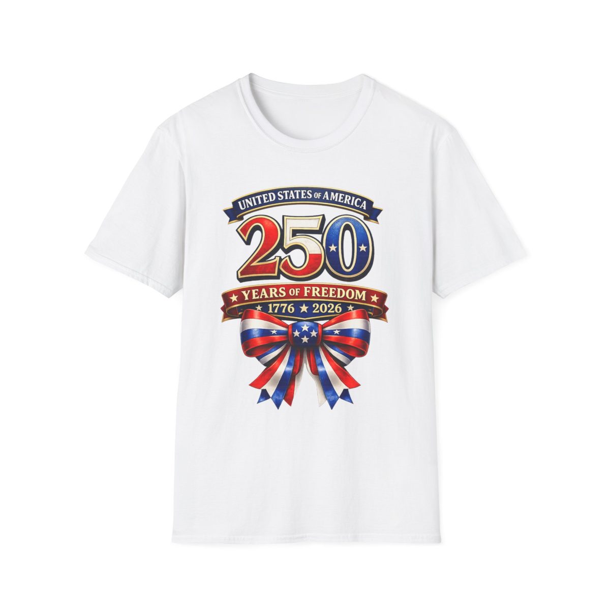 250 Years of Freedom Tee — 1776–2026 Patriotic American 250th Anniversary T-Shirt