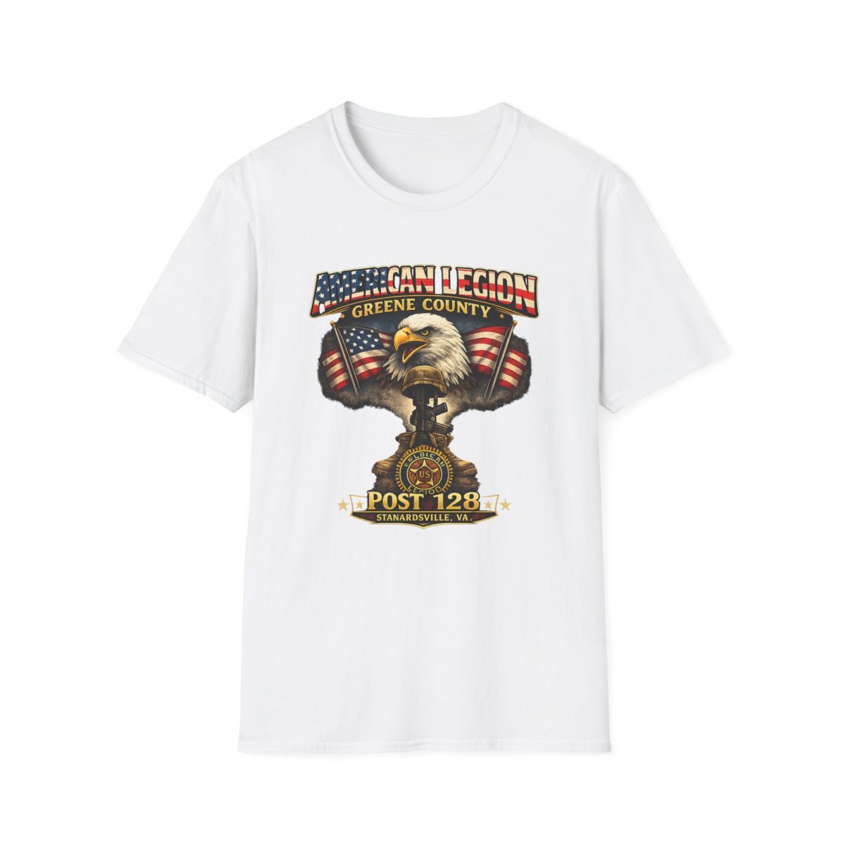 American Legion Greene County Post 128 Patriotic Eagle T-Shirt