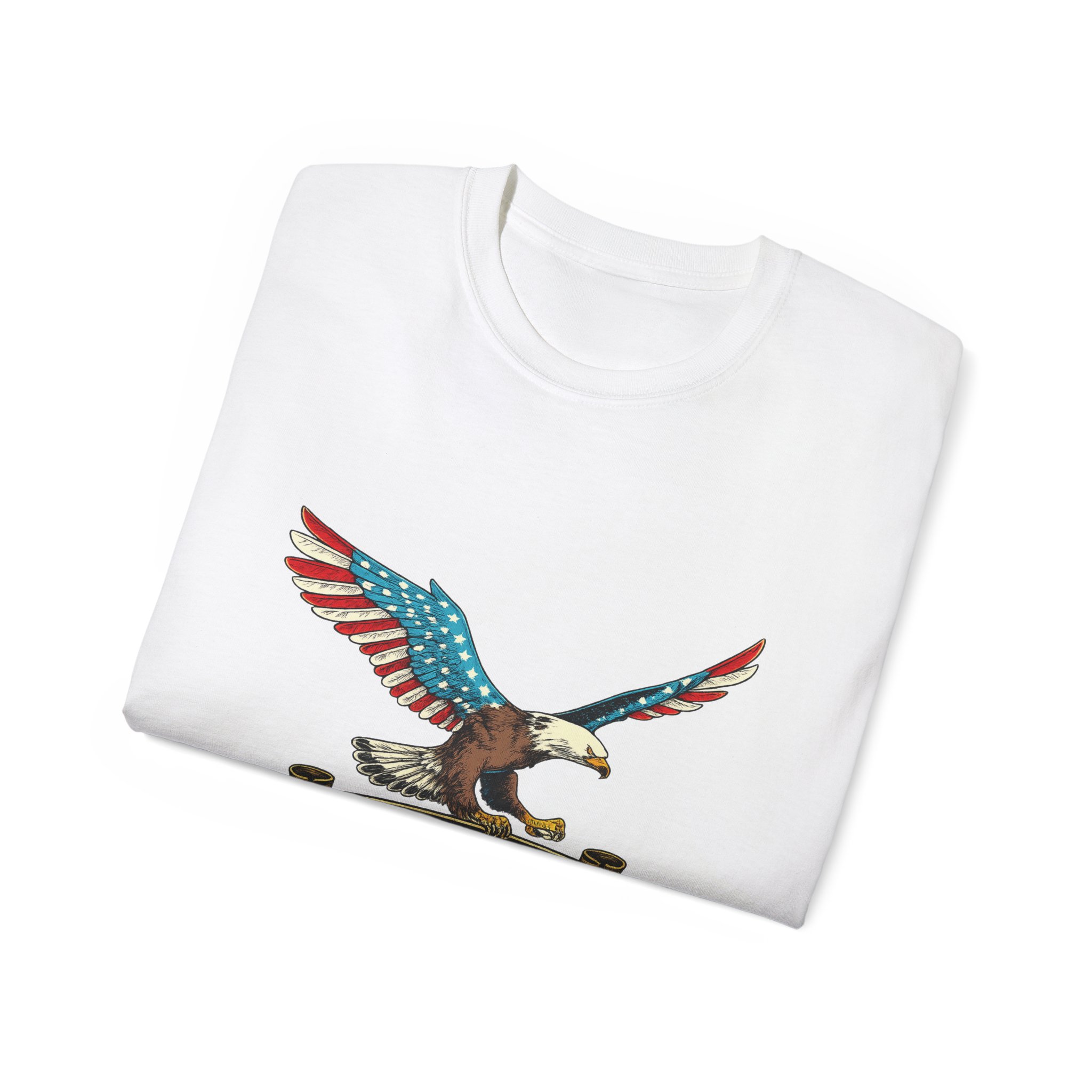 Liberty Has Wings Eagle T-Shirt — American Flag Graphic Tee - Image 4