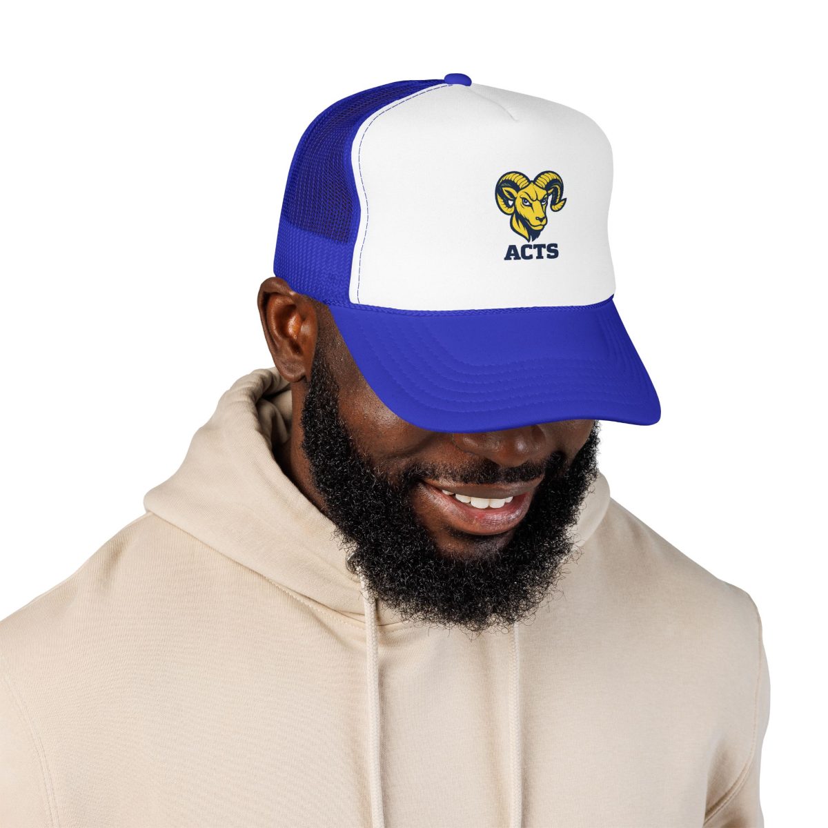 Ram Head Trucker Hat — ACTS Logo Foam Cap