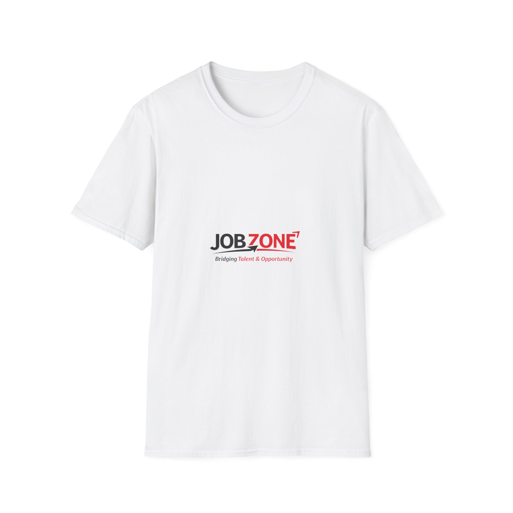 Job Zone Logo T-Shirt — Minimalist White Workwear Tee - Image 5