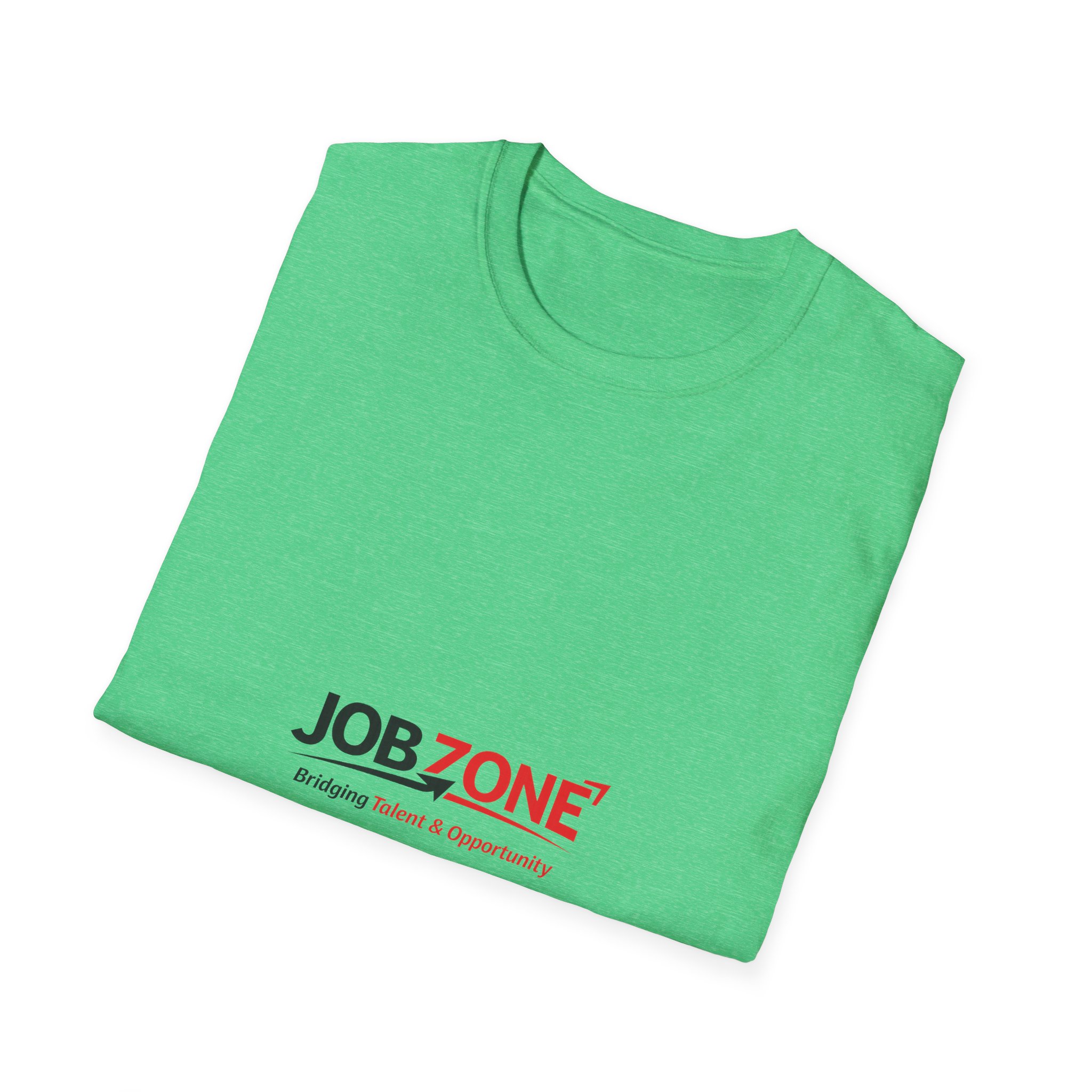 Job Zone Logo T-Shirt — Minimalist White Workwear Tee - Image 4