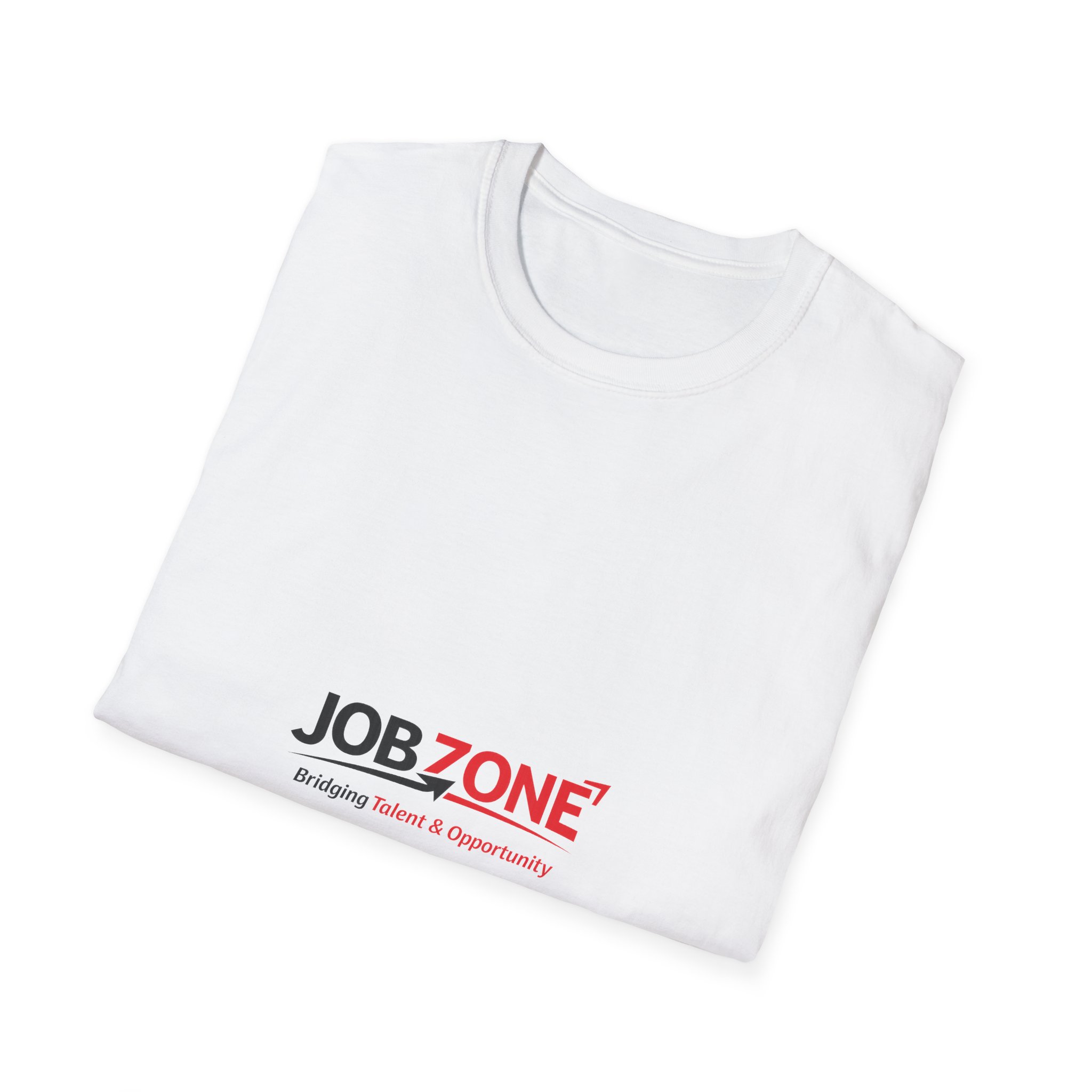 Job Zone Logo T-Shirt — Minimalist White Workwear Tee - Image 8