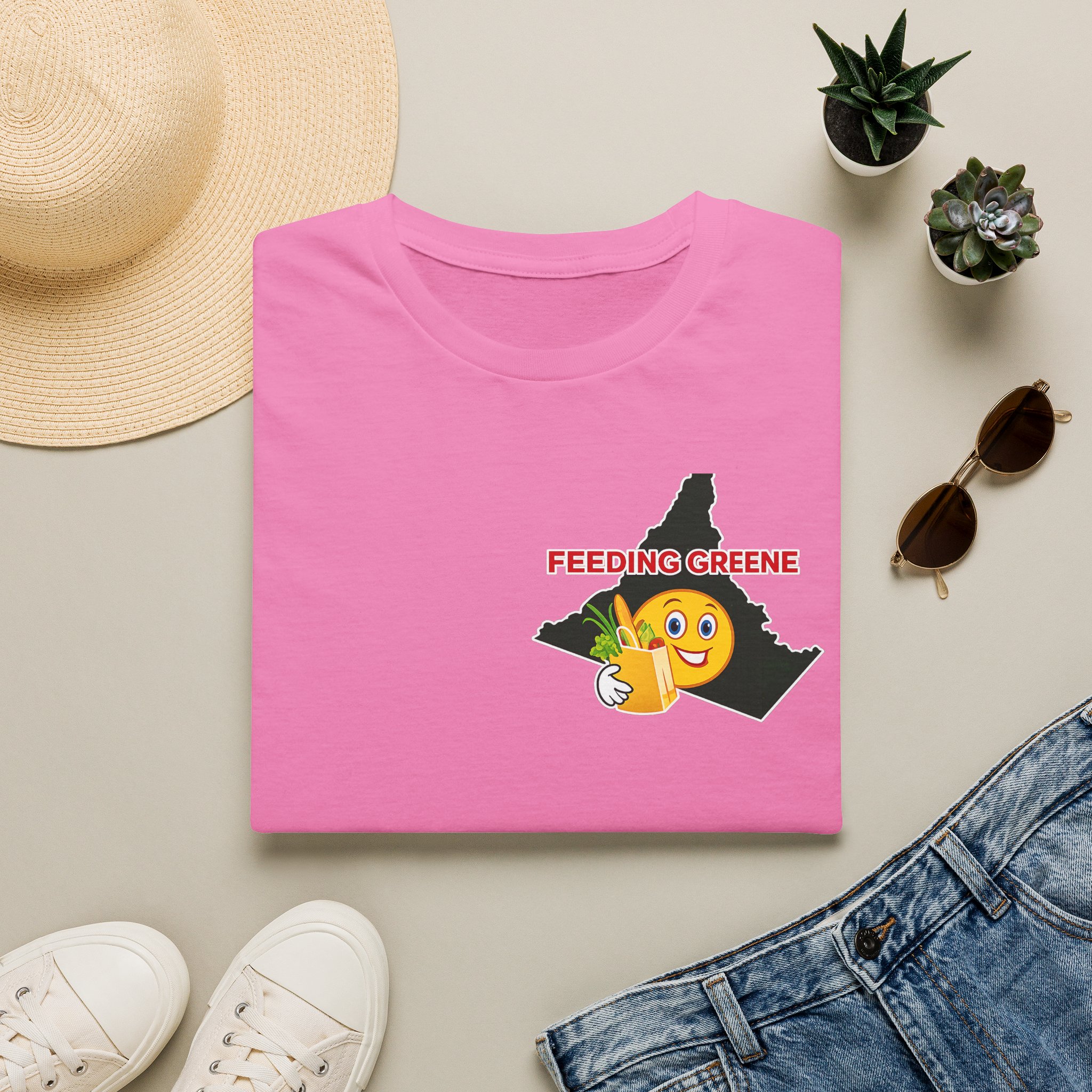 Feeding Greene T-Shirt — Virginia County Food Bank Support Tee - Image 41