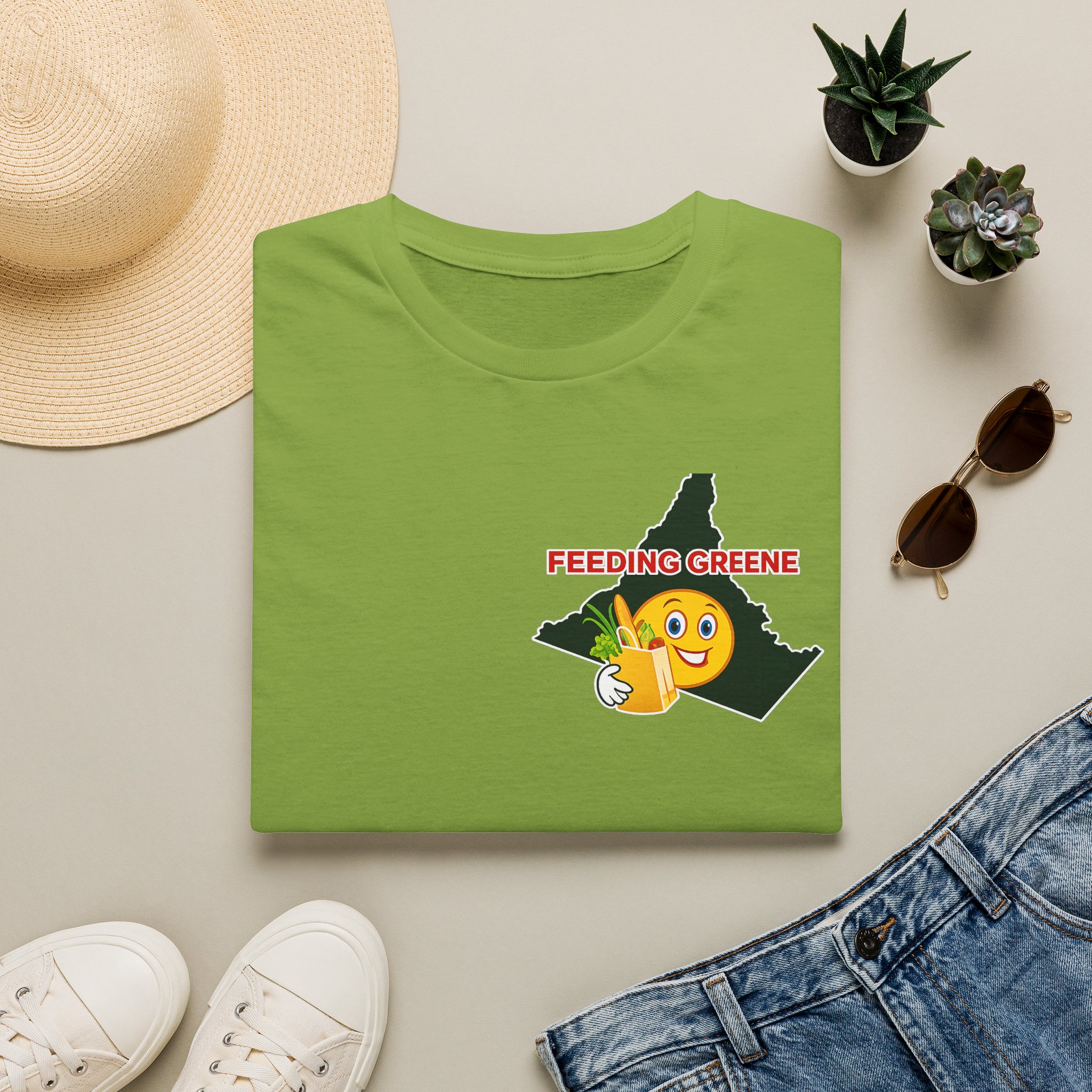 Feeding Greene T-Shirt — Virginia County Food Bank Support Tee - Image 21