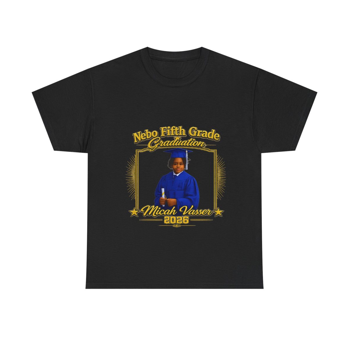 Graduation T-Shirt — 'Nebo Fifth Grade Graduation' Personalized Photo Tee