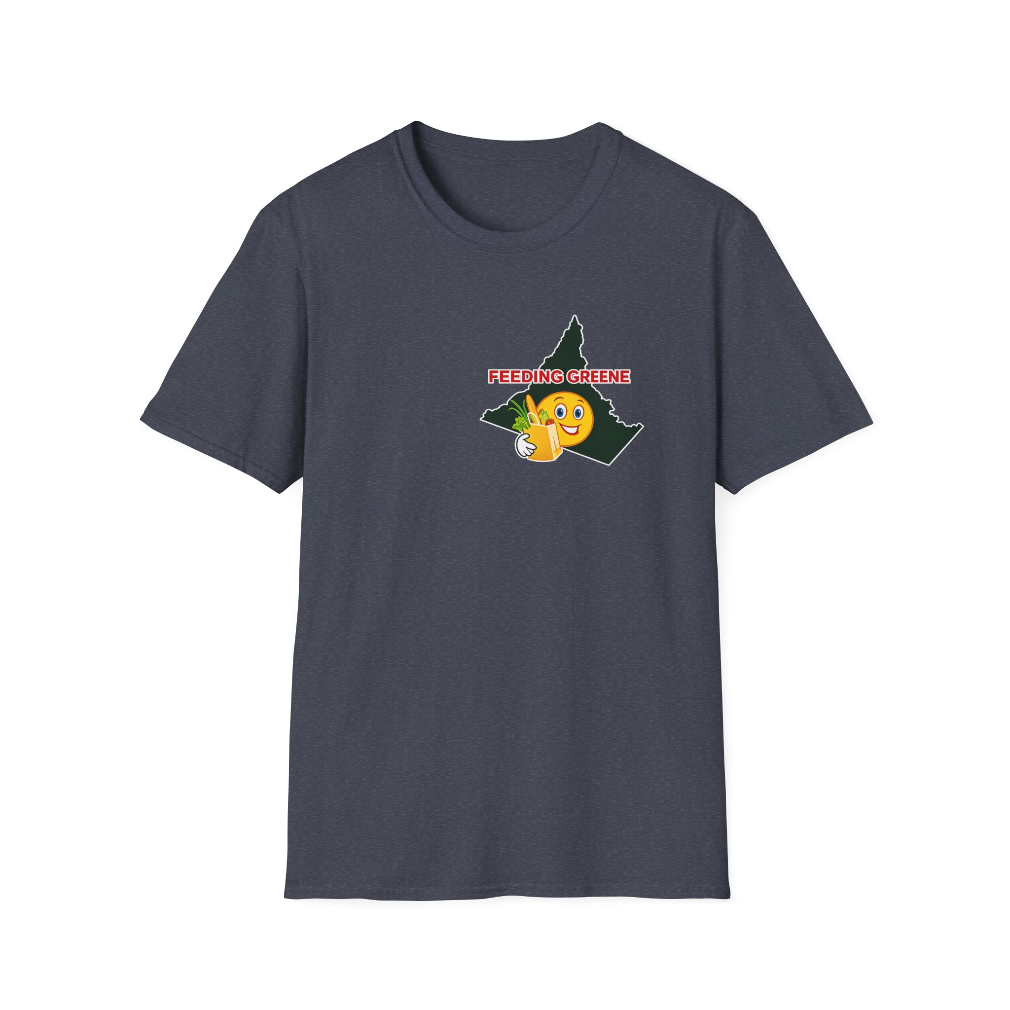 Feeding Greene State Outline T-Shirt — Funny Emoji “Feeding Greene” Local Pride Tee - Image 39