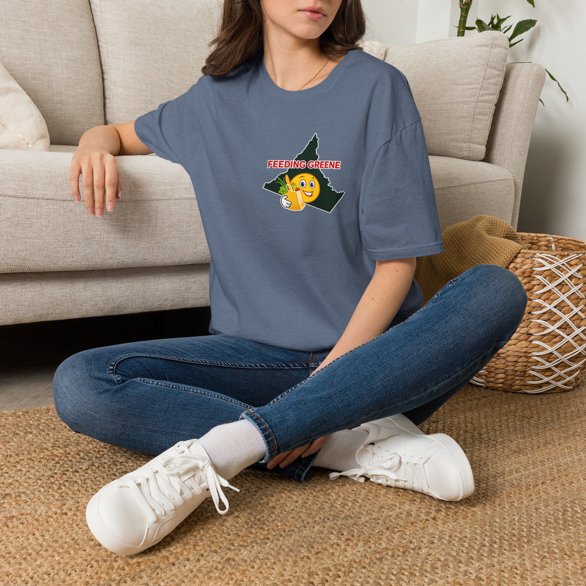 Feeding Greene State Outline T-Shirt — Funny Emoji “Feeding Greene” Local Pride Tee - Image 30