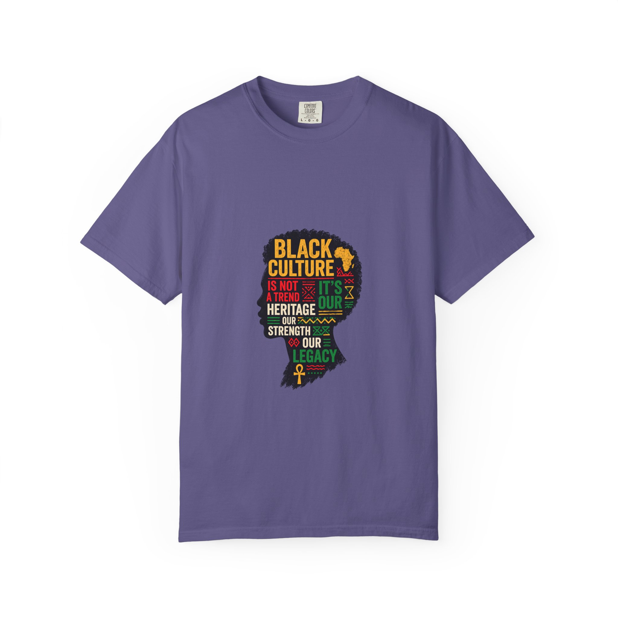 Black Culture Silhouette T-Shirt — "Black Culture Is Not a Trend" Heritage Tee - Image 11