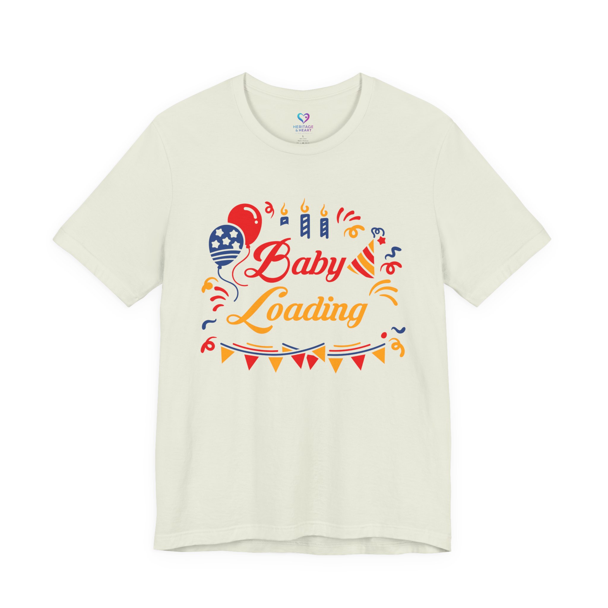 Baby Loading Tee – Cute Pregnancy Announcement T-Shirt - Image 7