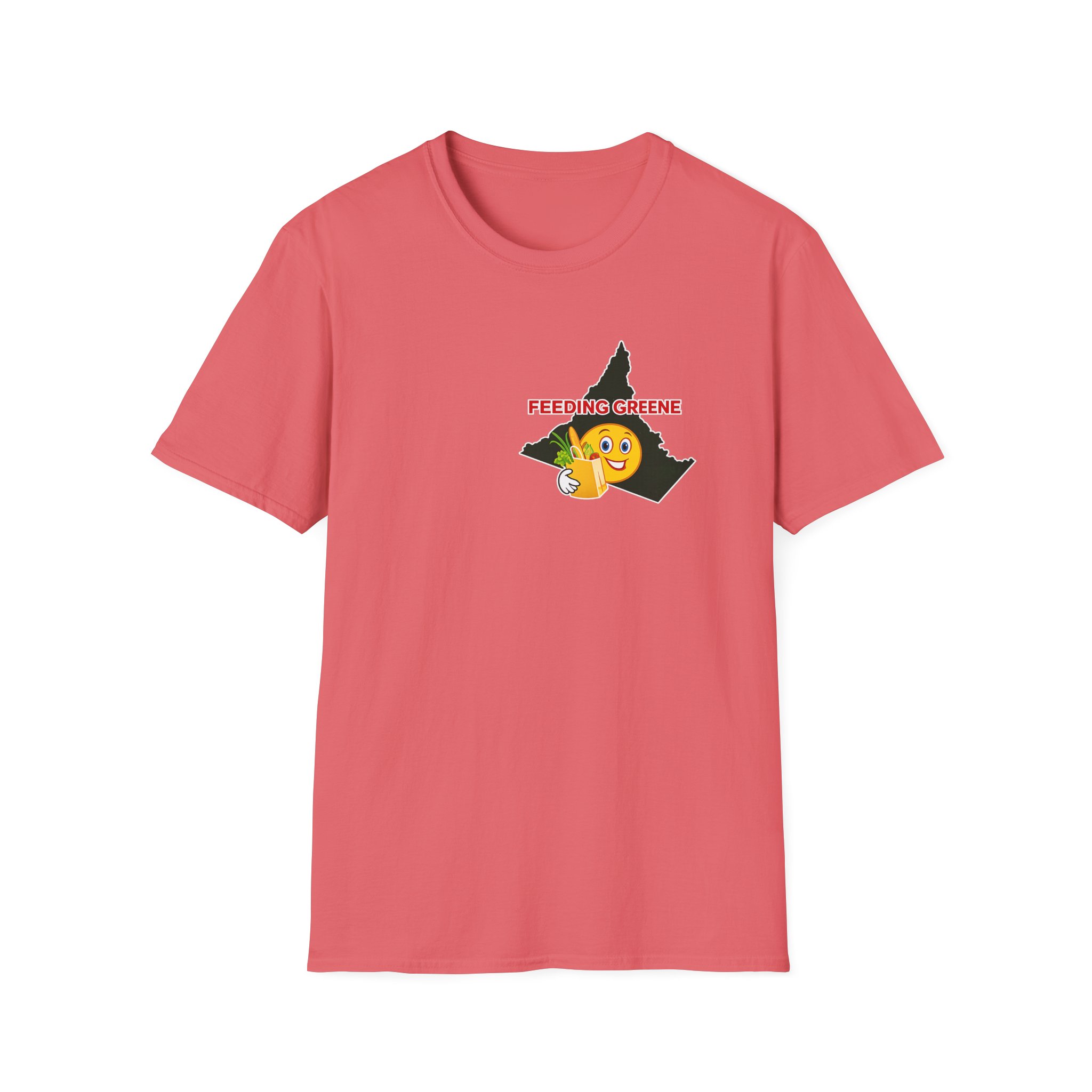 Feeding Greene State Outline T-Shirt — Funny Emoji “Feeding Greene” Local Pride Tee - Image 11
