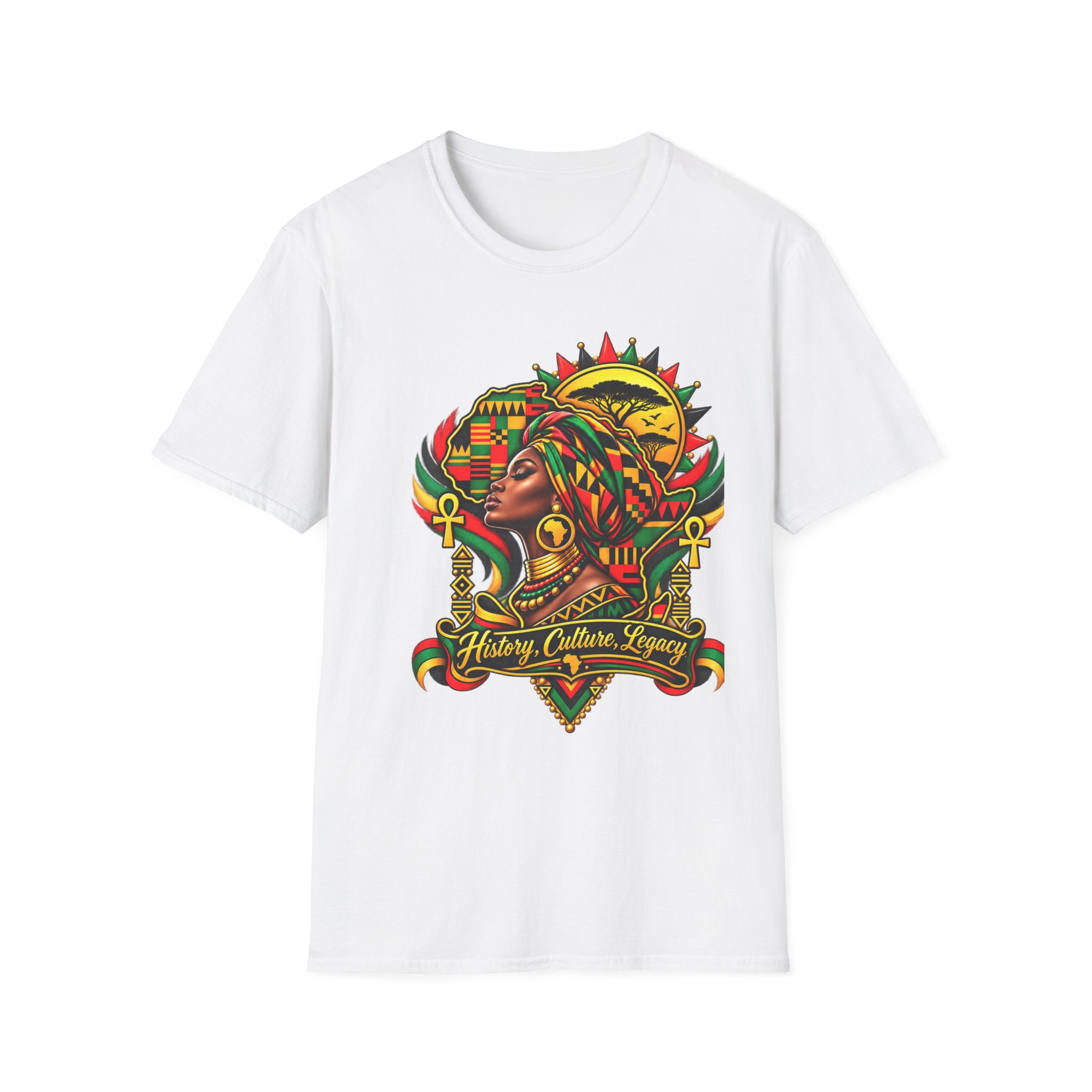 African Queen Graphic T-Shirt — Heritage, Culture, Legacy Design - Image 2