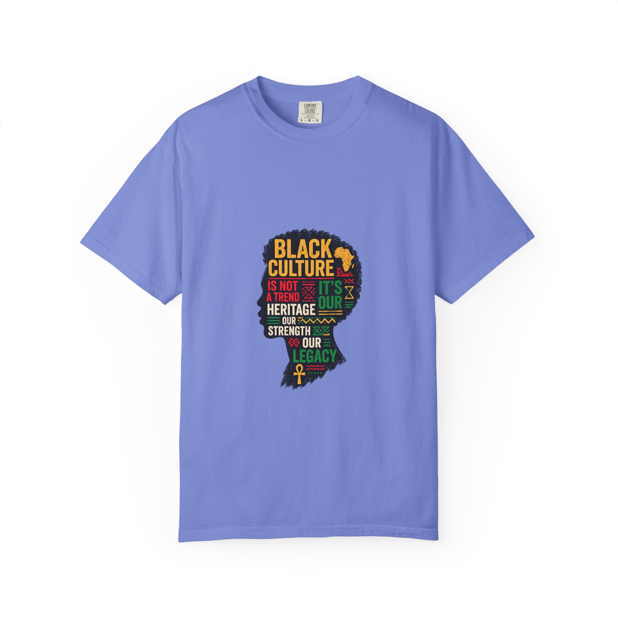 Black Culture Silhouette T-Shirt — "Black Culture Is Not a Trend" Heritage Tee - Image 9