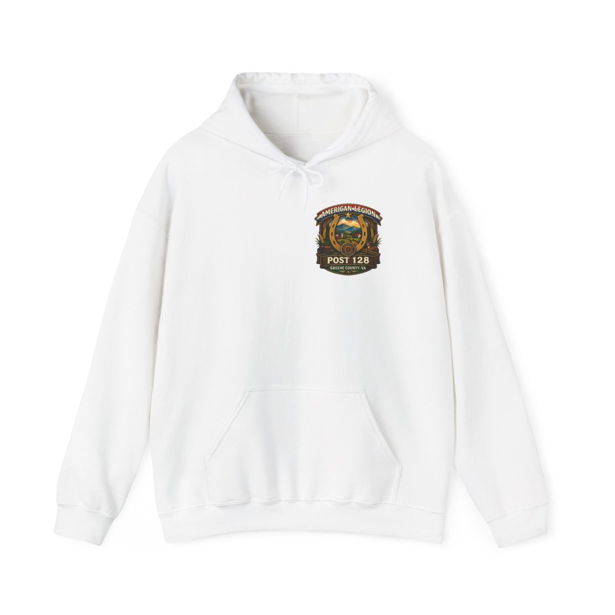 Veterans Post 128 Retro Emblem Hoodie