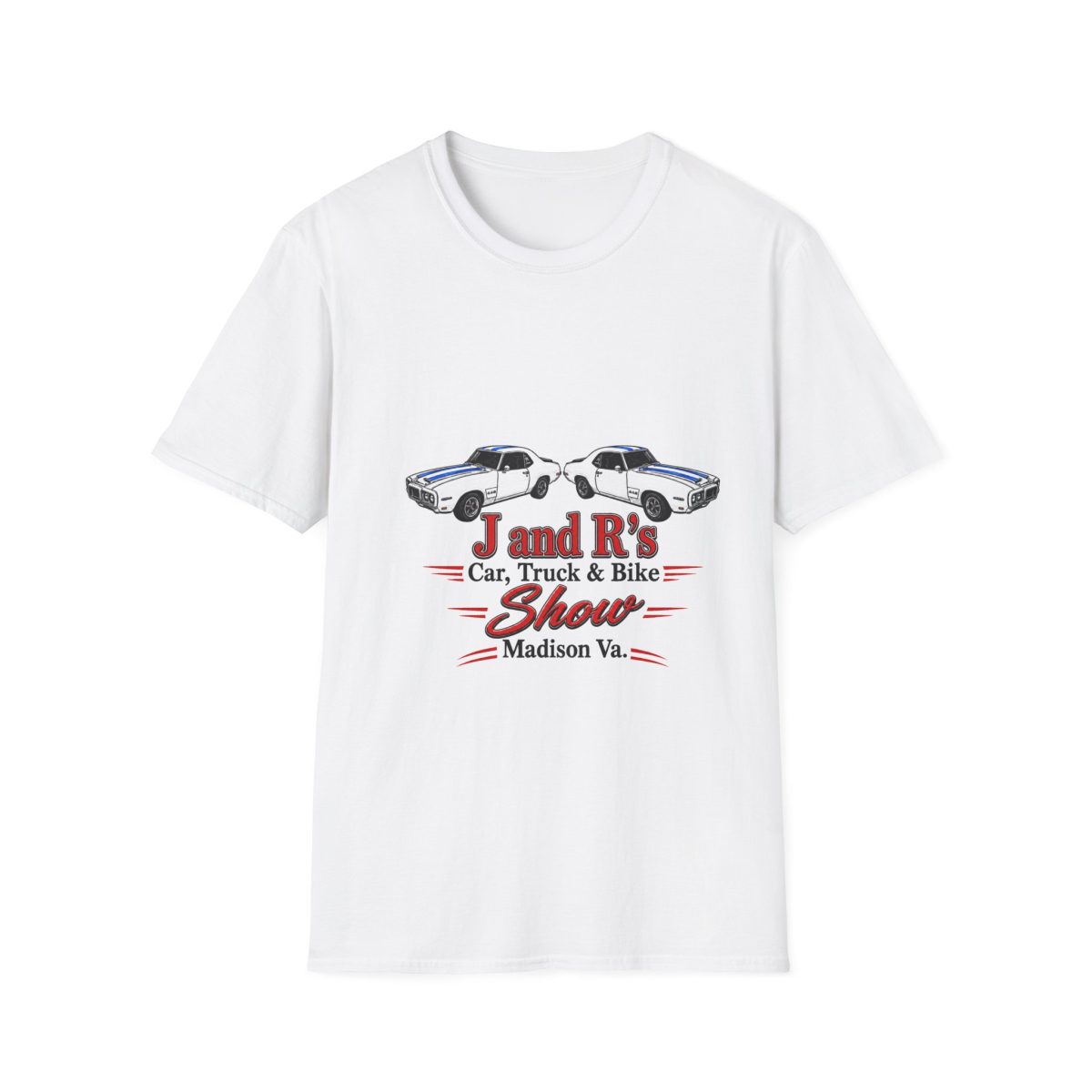 Land R's Car & Bike Show T-Shirt — Classic Muscle Cars Event Tee