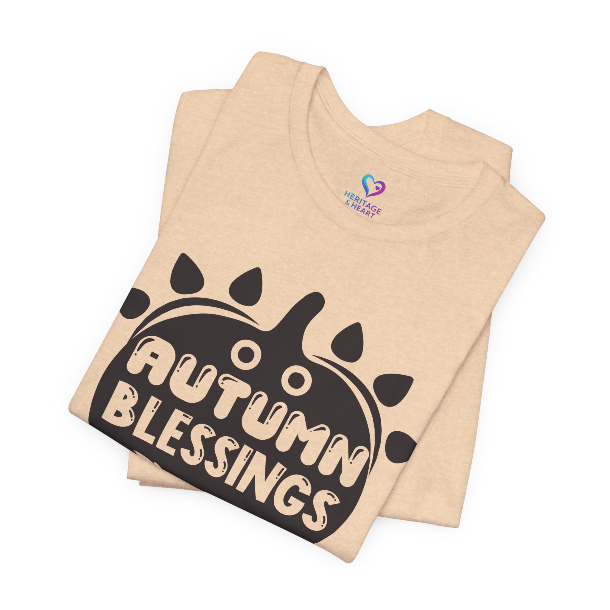 Autumn Blessings Tee – Cute T-Shirt - Image 8