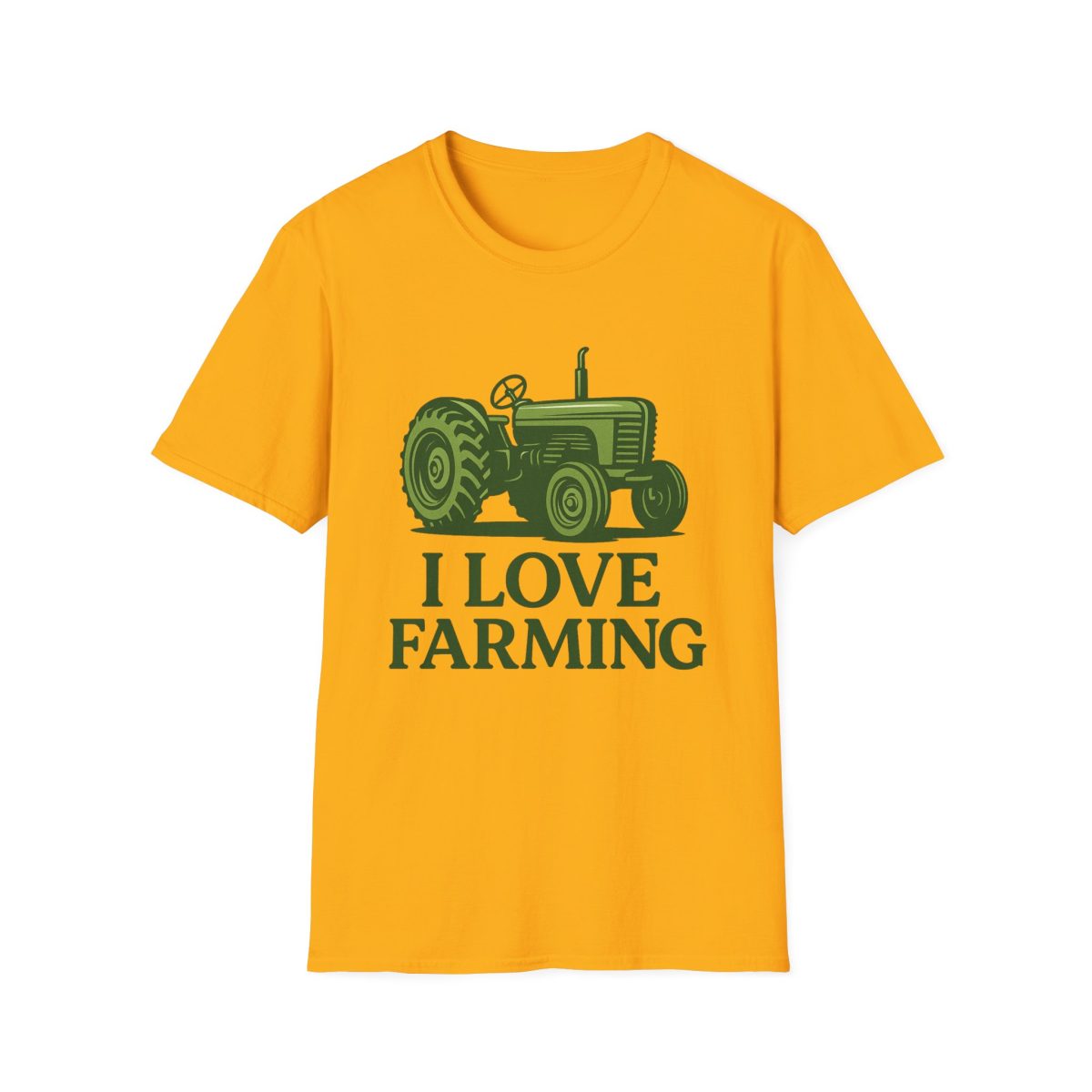 I Love Farming Tractor T‑Shirt — Vintage Green Farm Tractor Tee for Farmers & Ag Lovers