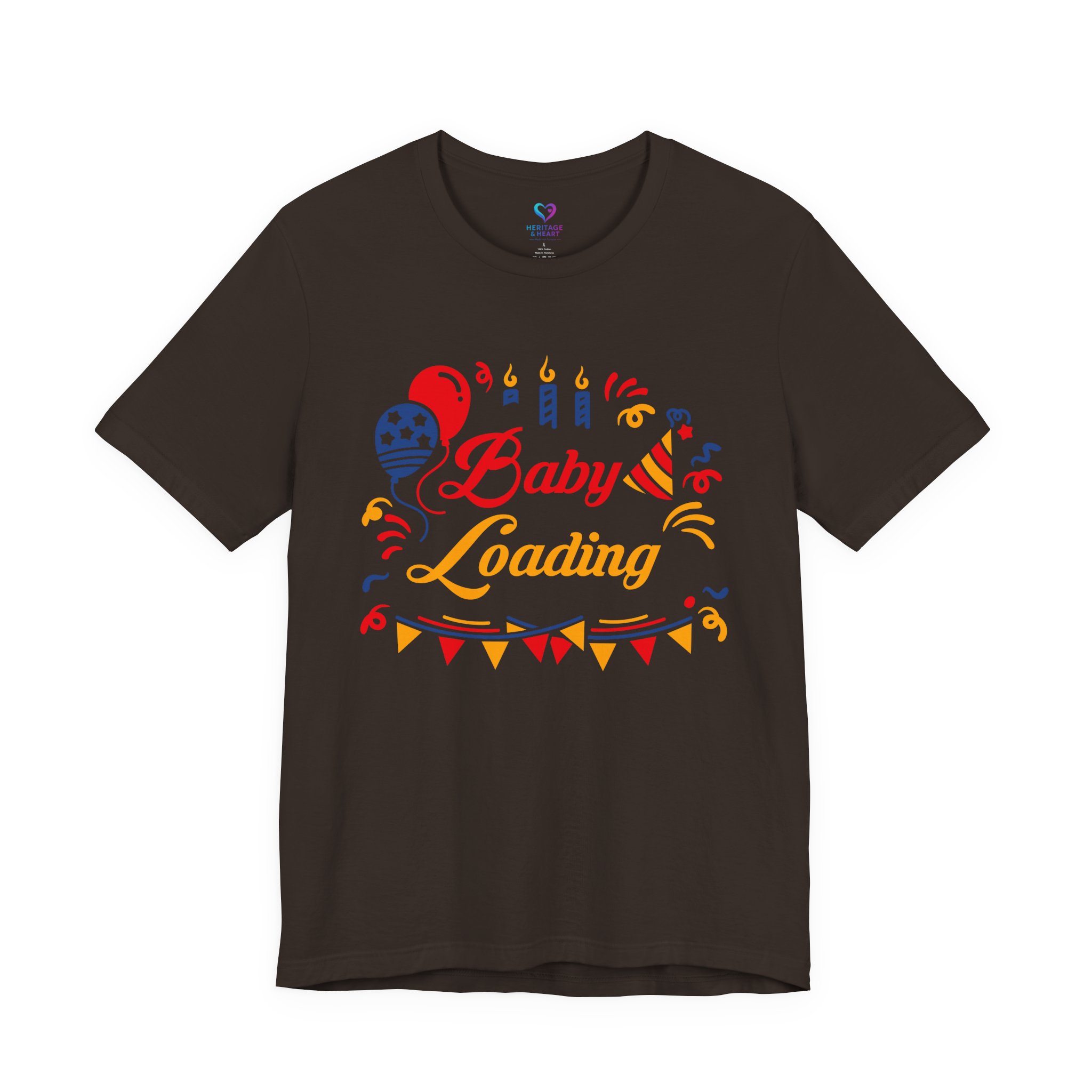 Baby Loading Tee – Cute Pregnancy Announcement T-Shirt - Image 3