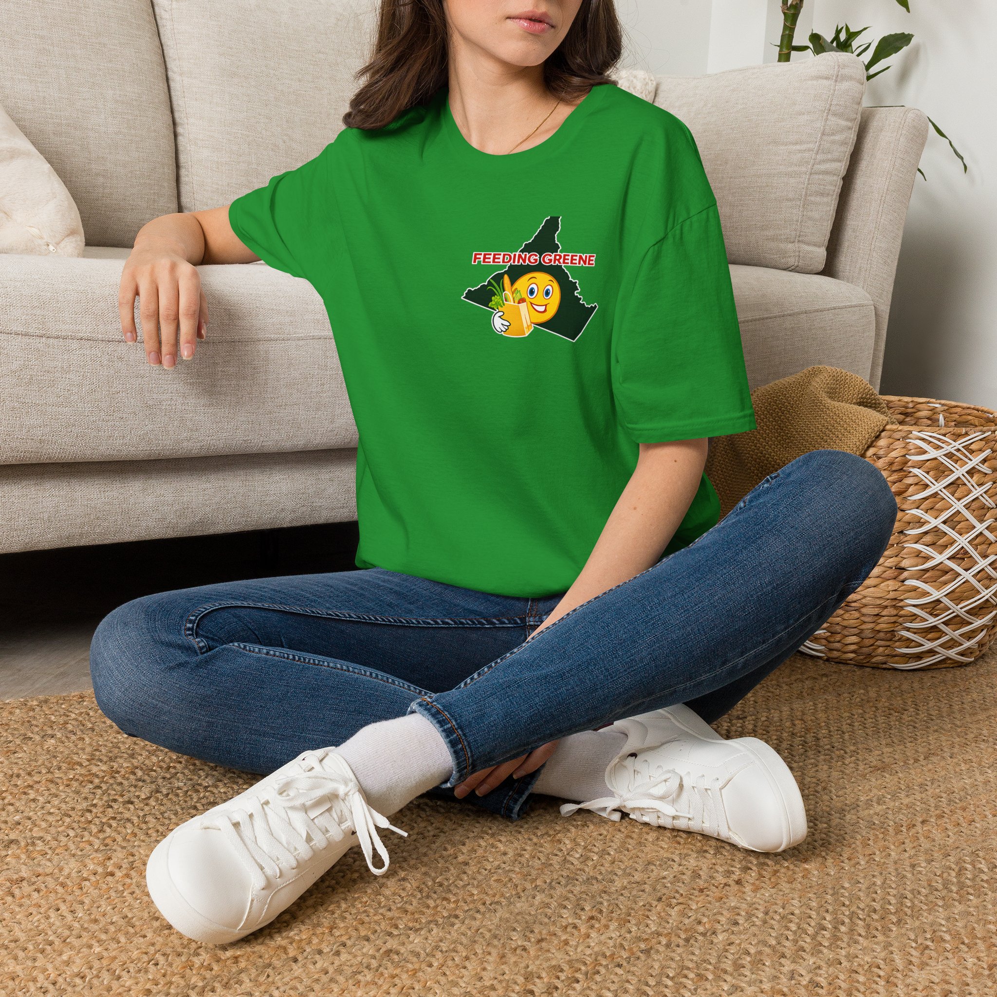 Feeding Greene T-Shirt — Virginia County Food Bank Support Tee - Image 26