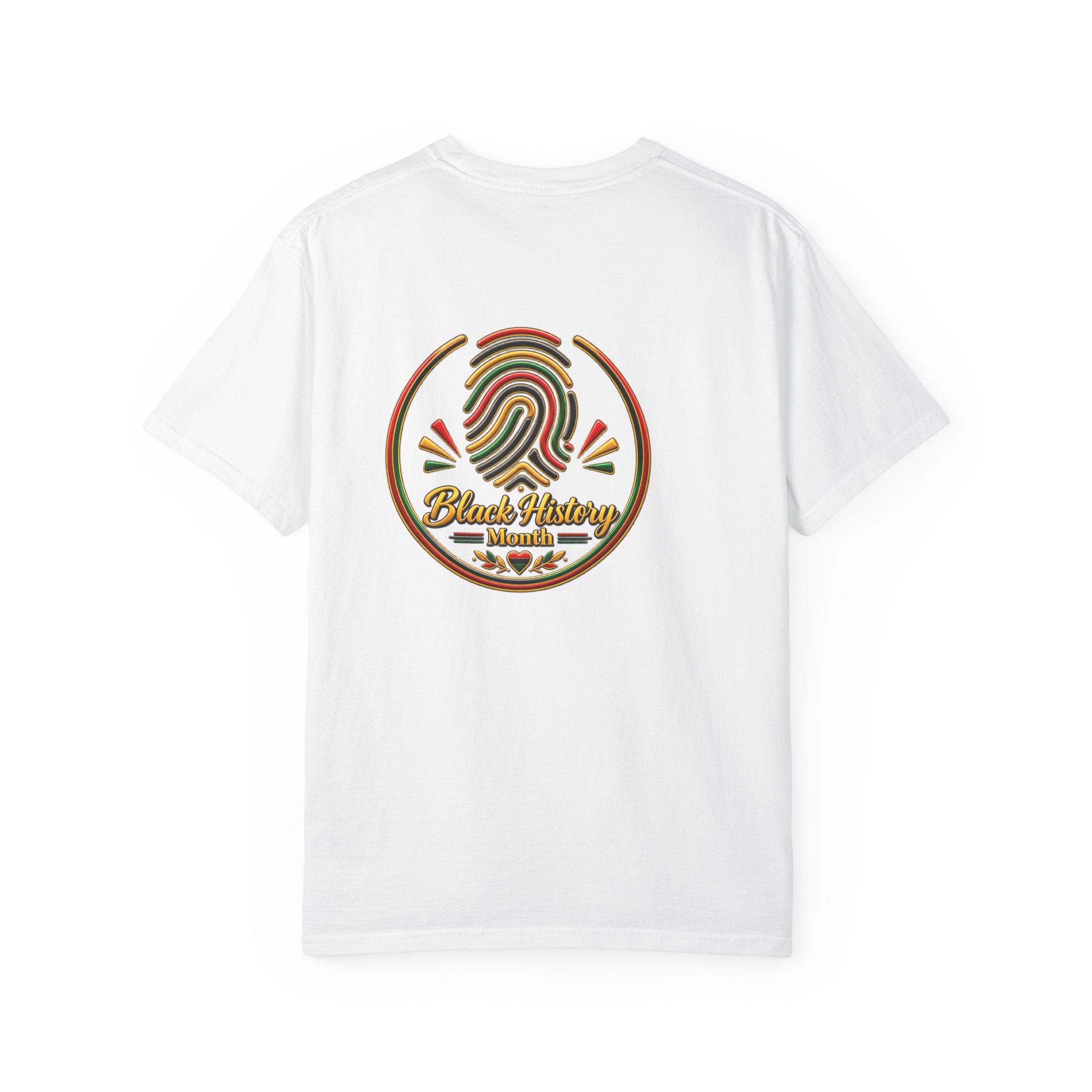 Black History Month Fingerprint T-Shirt – Afrocentric Pride Tee - Image 6