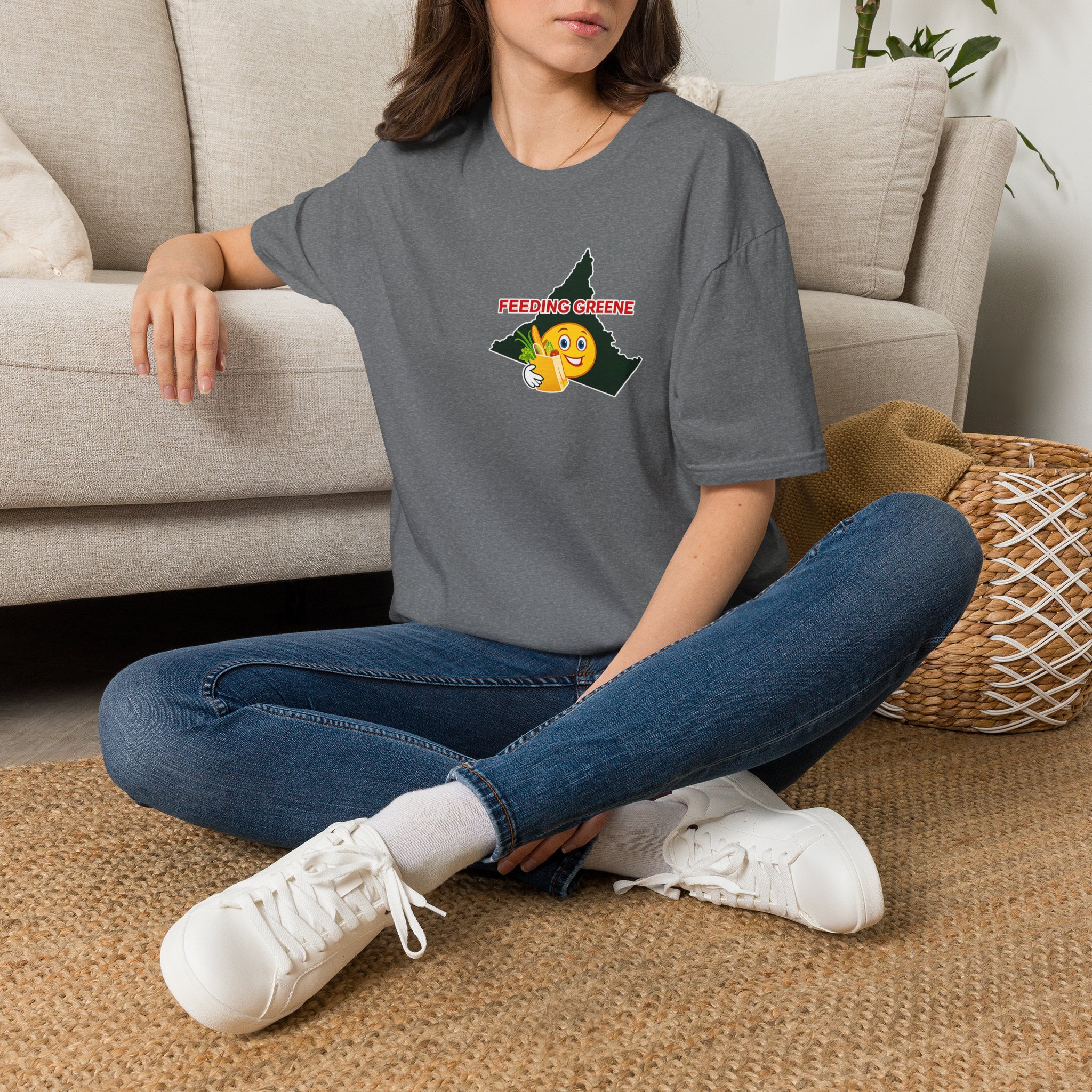 Feeding Greene State Outline T-Shirt — Funny Emoji “Feeding Greene” Local Pride Tee - Image 14