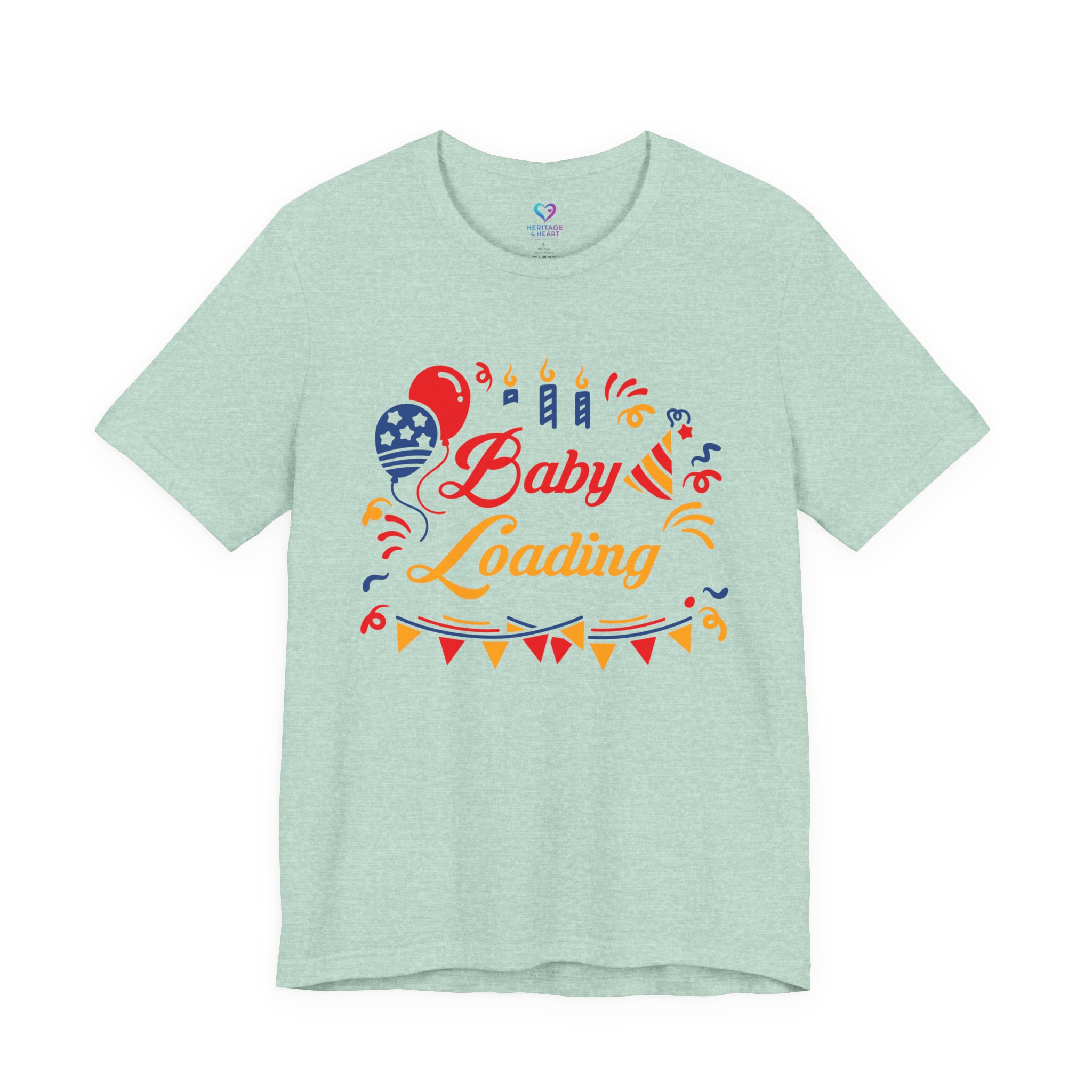 Baby Loading Tee – Cute Pregnancy Announcement T-Shirt - Image 9