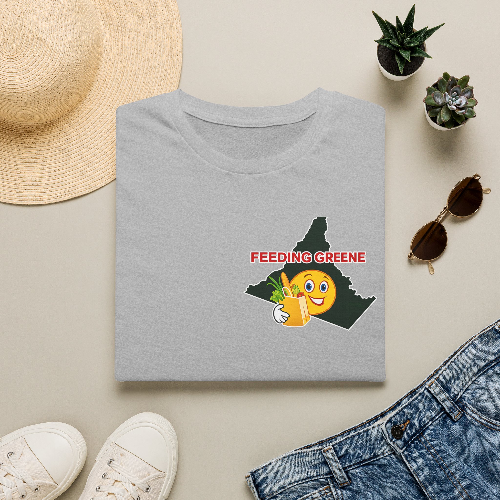 Feeding Greene T-Shirt — Virginia County Food Bank Support Tee - Image 12