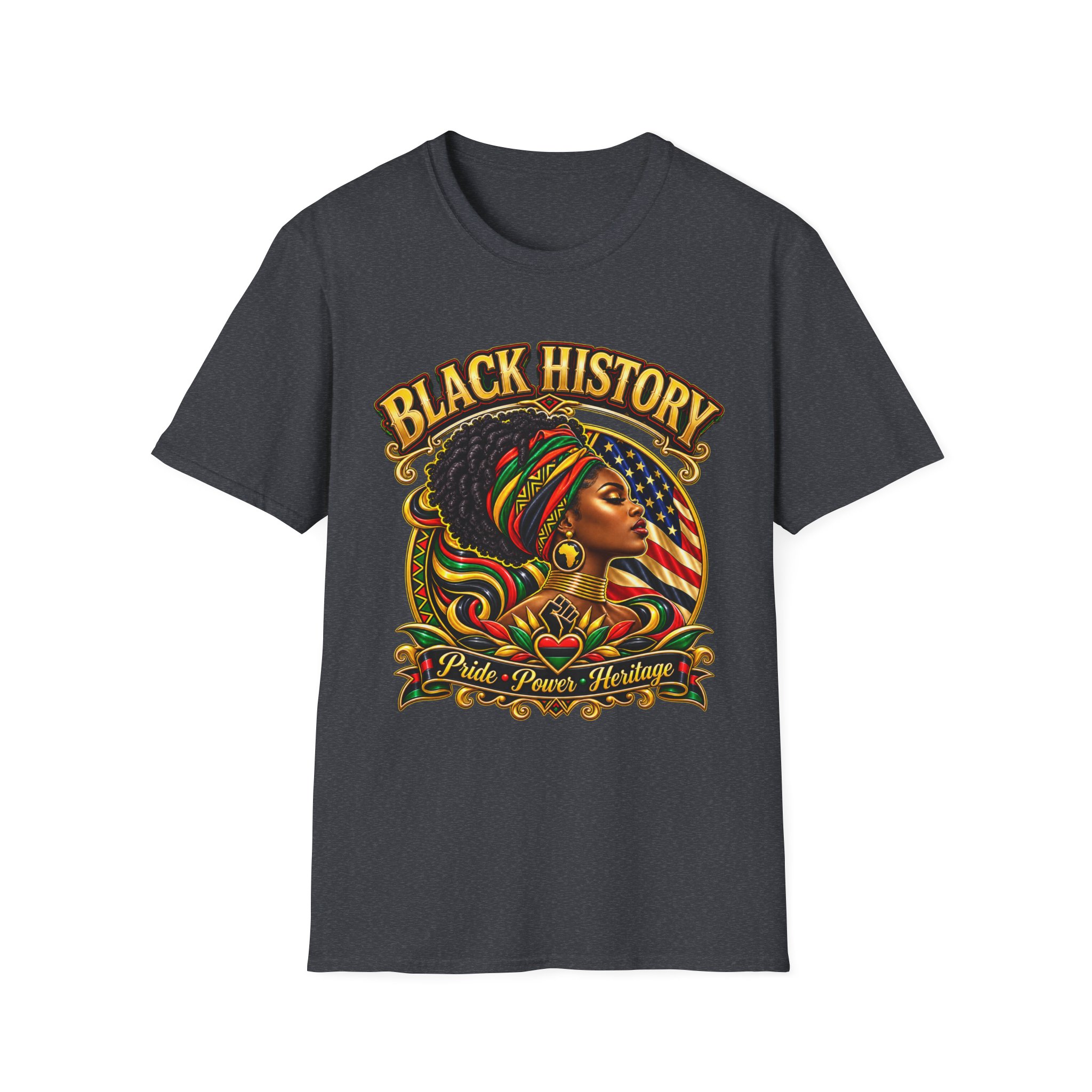 Black History Graphic Tee — Afrocentric Pride Portrait T-Shirt - Image 10