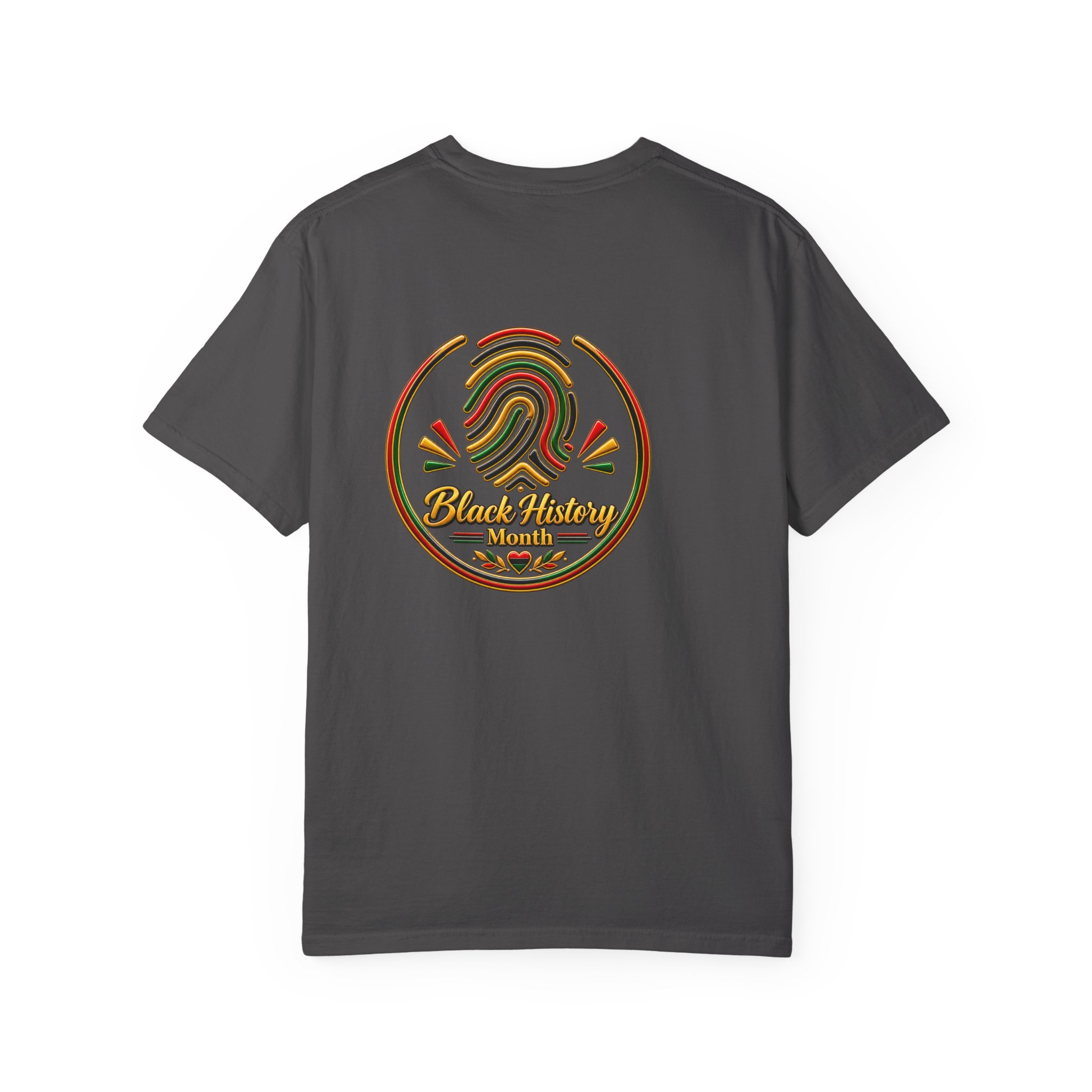 Black History Month Fingerprint T-Shirt – Afrocentric Pride Tee - Image 12