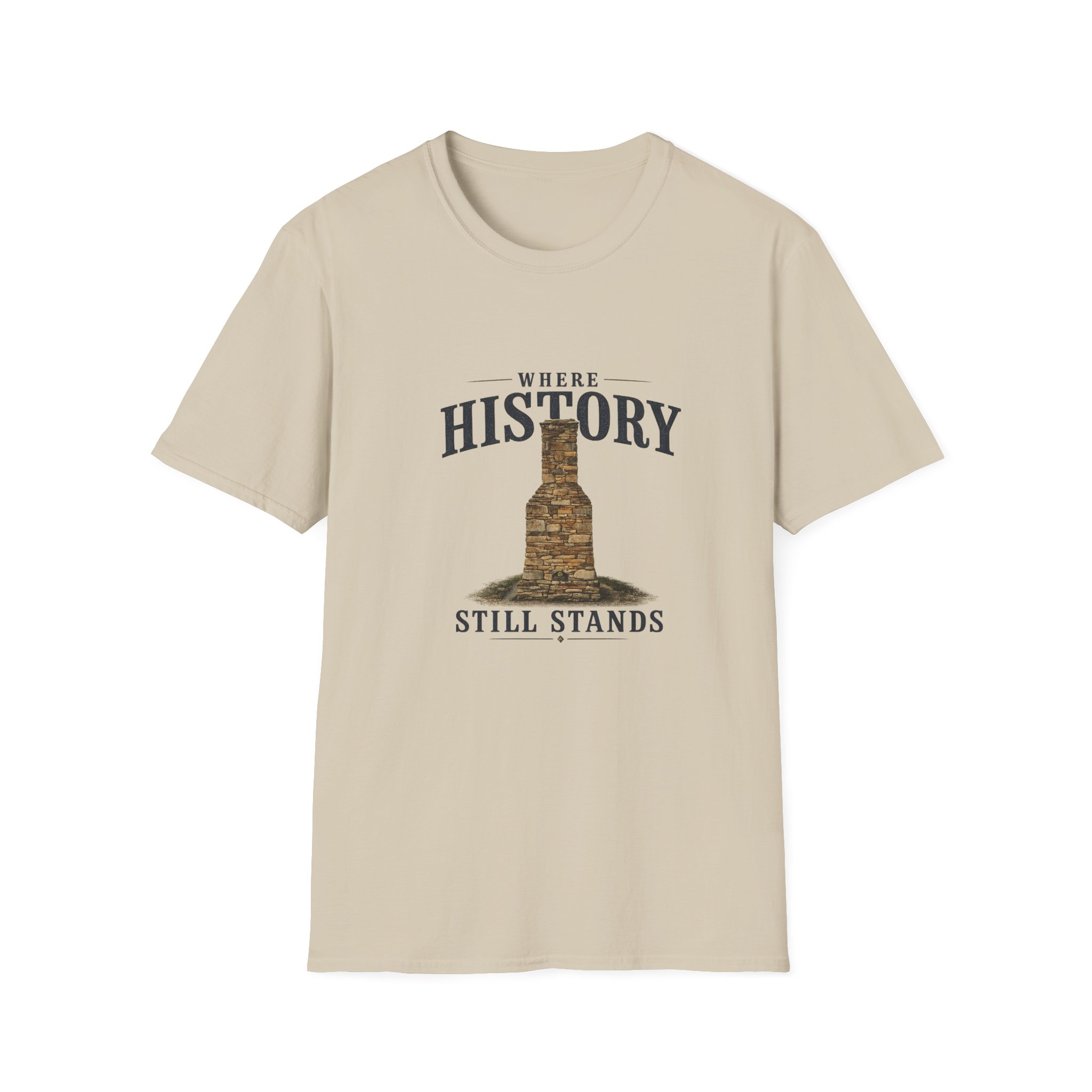 History Monument T-Shirt — "Where History Still Stands" Vintage Memorial Tee - Image 3