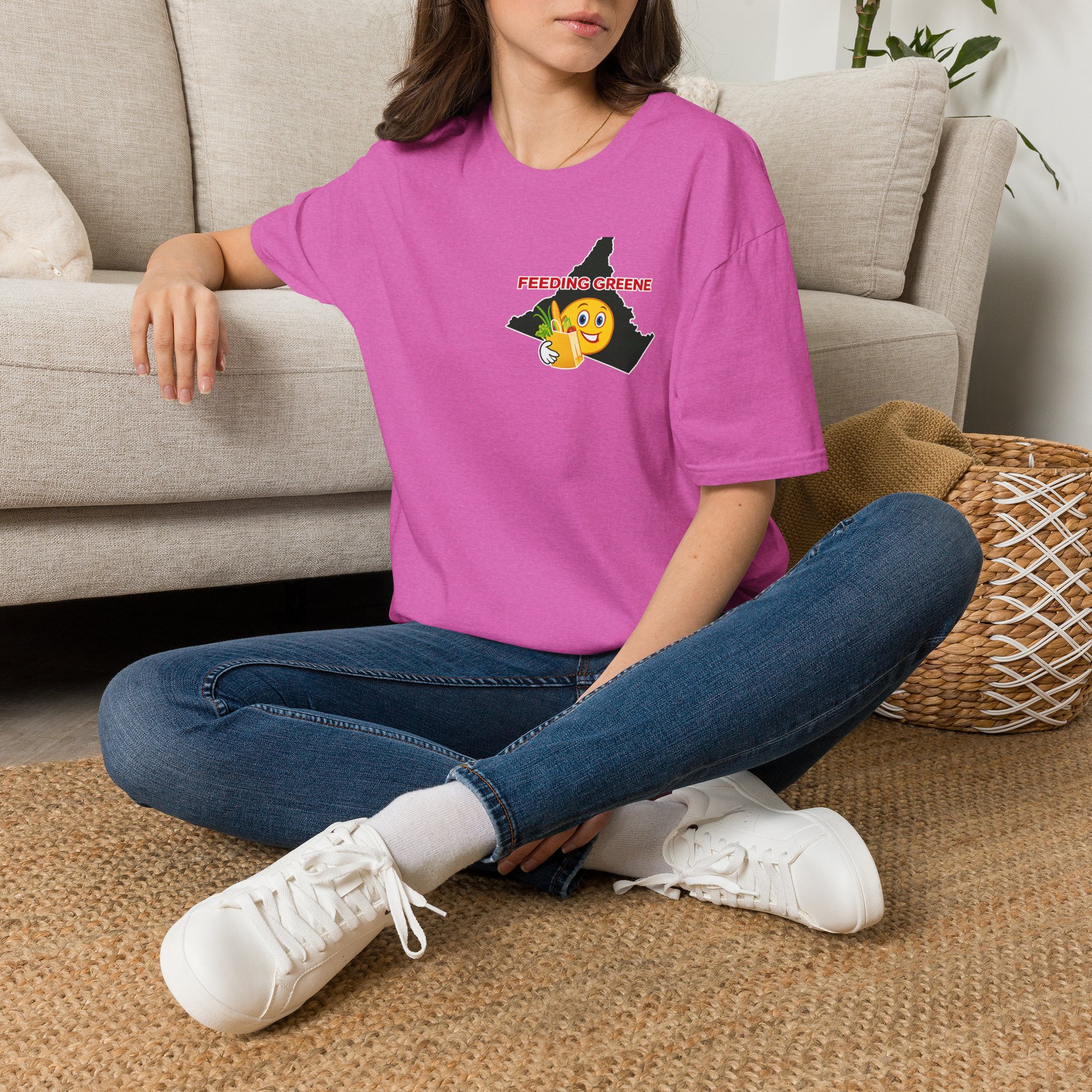 Feeding Greene T-Shirt — Virginia County Food Bank Support Tee - Image 38