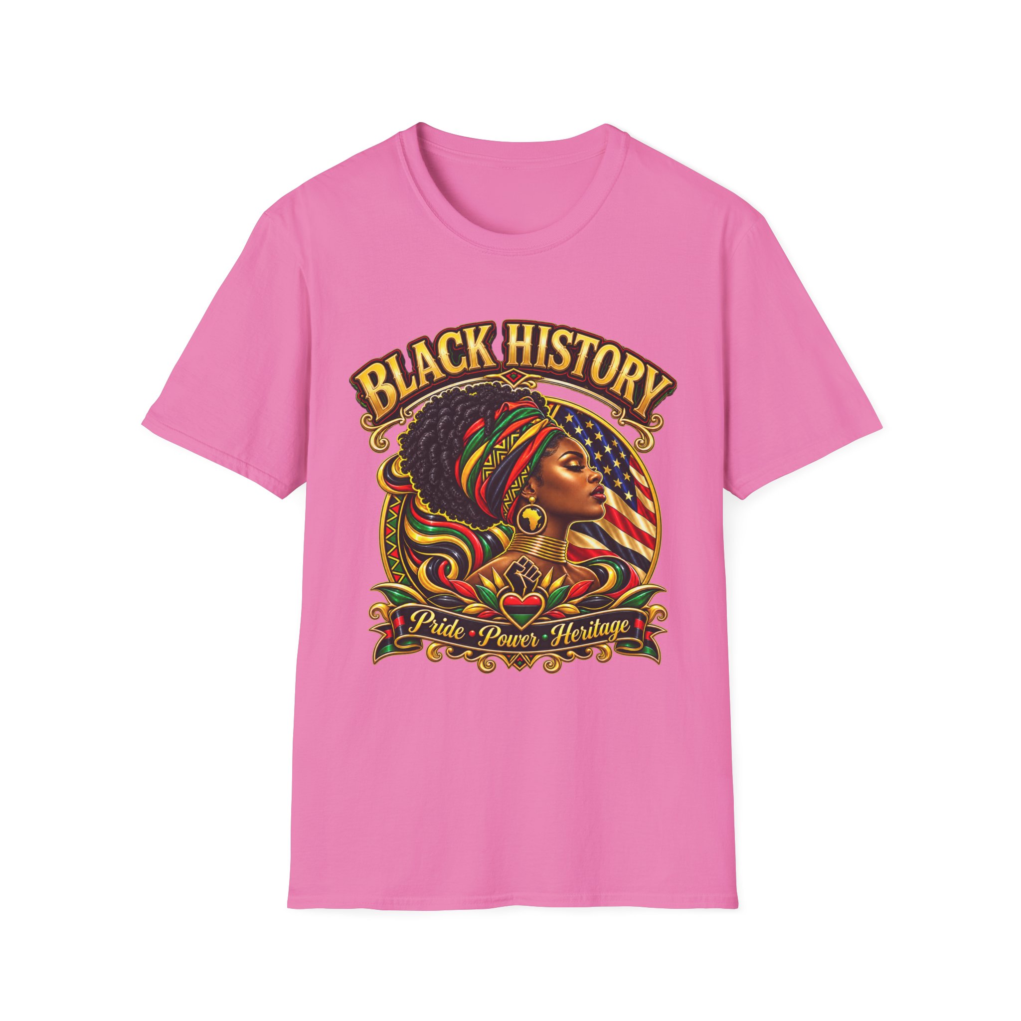 Black History Graphic Tee — Afrocentric Pride Portrait T-Shirt - Image 14