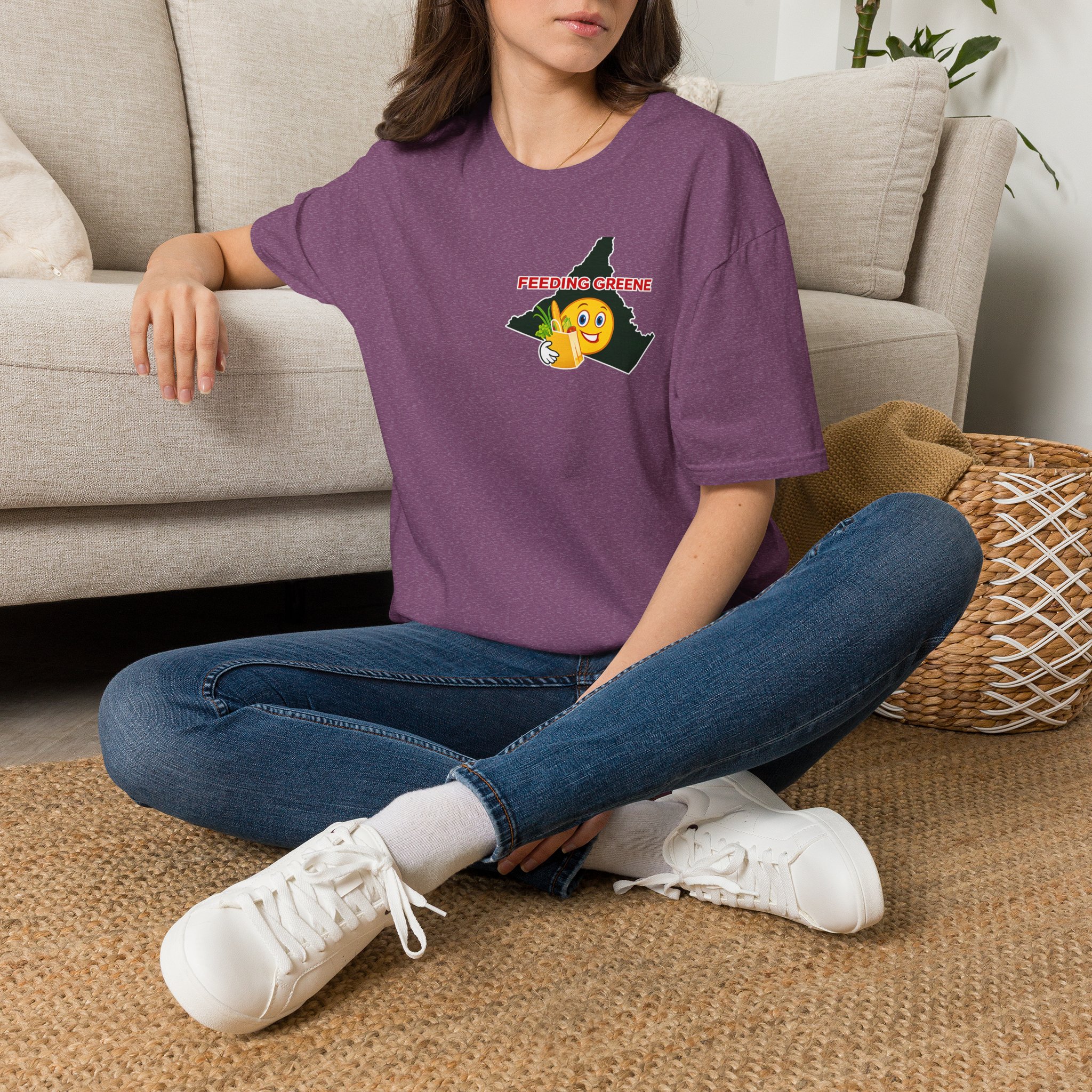 Feeding Greene T-Shirt — Virginia County Food Bank Support Tee - Image 46