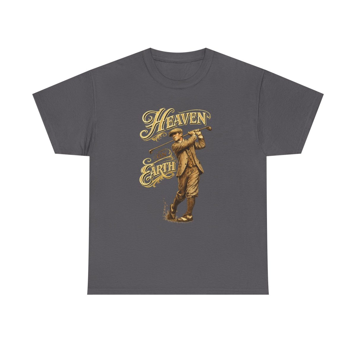 Vintage Golfer "Heaven on Earth" T-Shirt